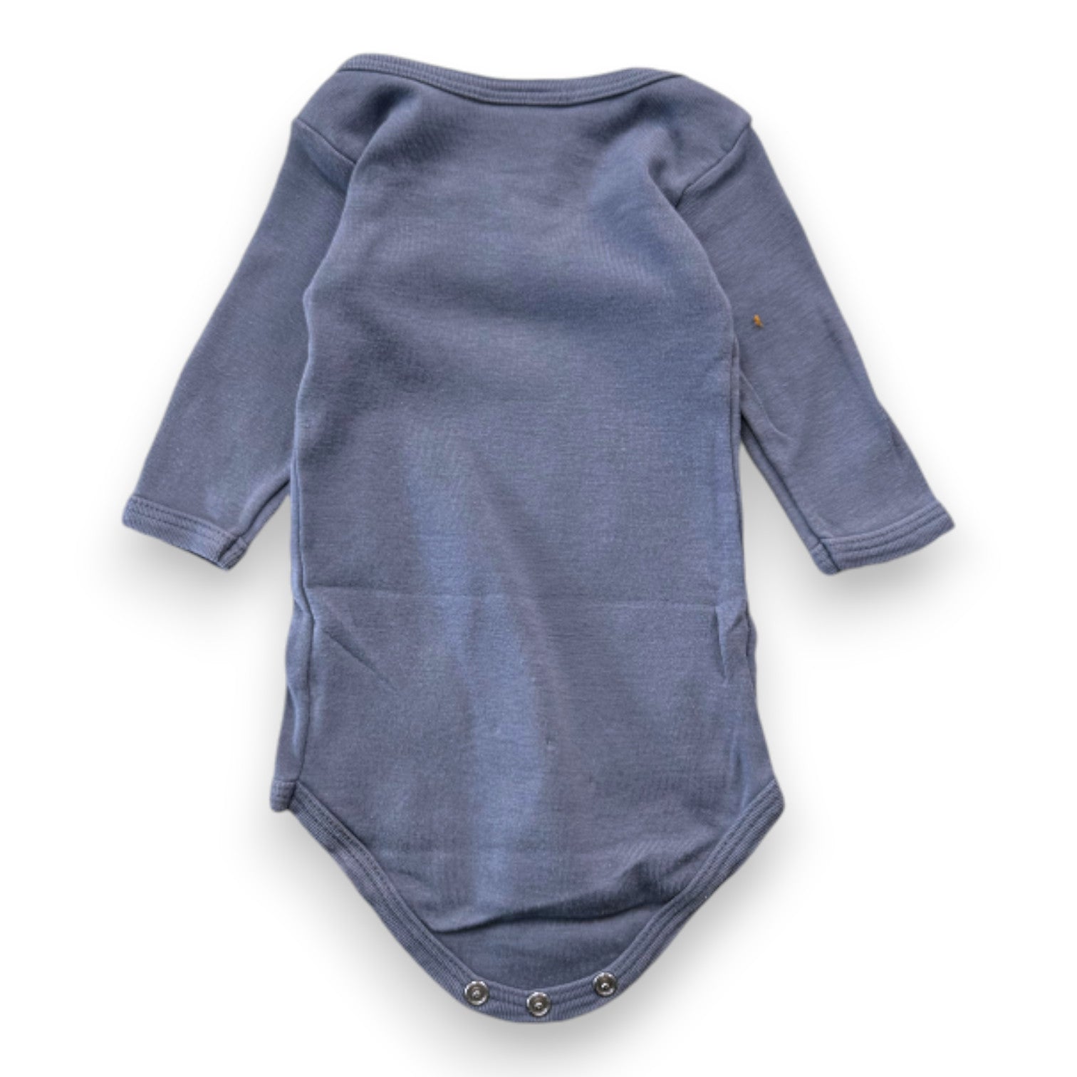 PETIT BATEAU - Body gris à manches longues avec imprimé - 3 mois