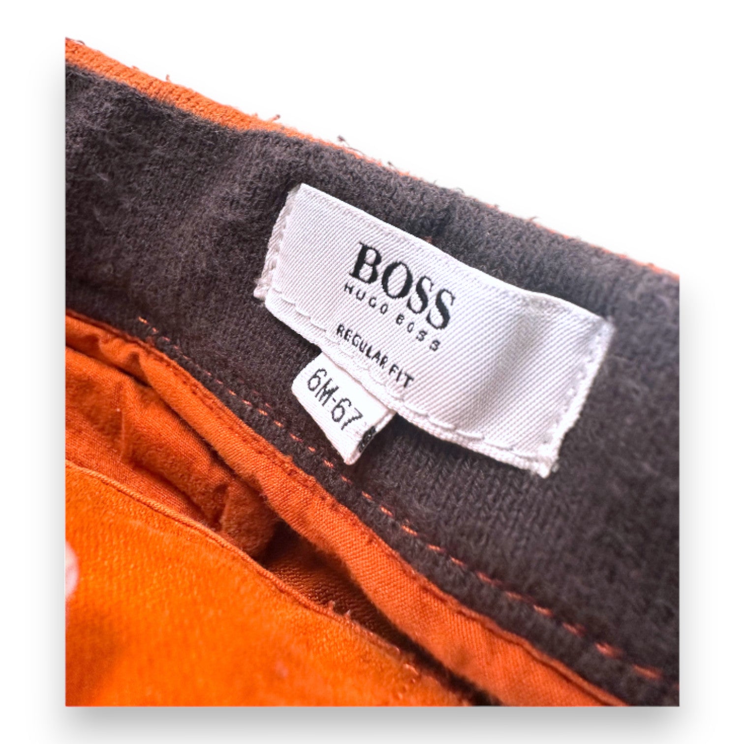 HUGO BOSS - Pantalon orange - 6 mois