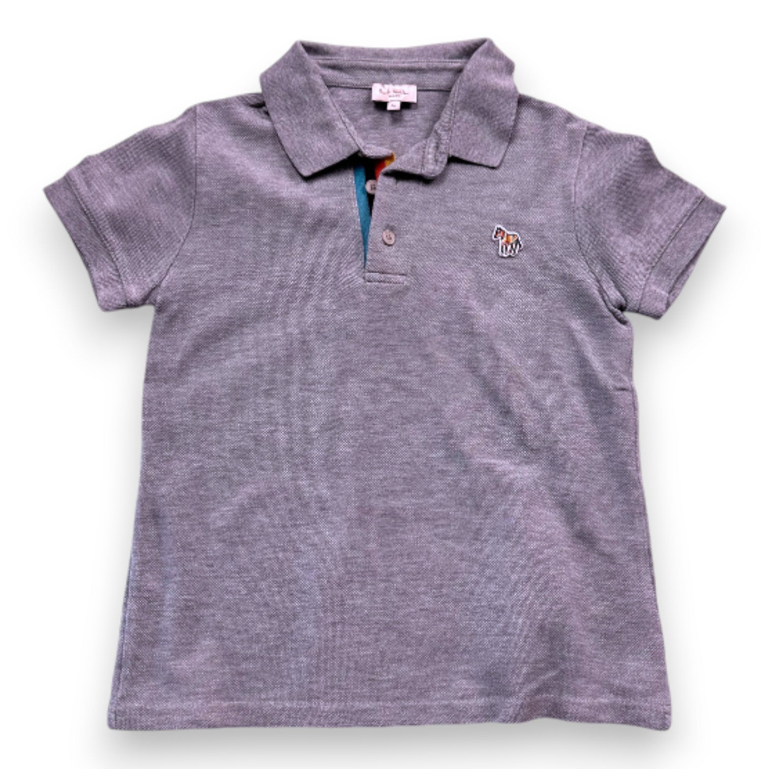 PAUL SMITH - Polo gris à manches courtes - 6 ans