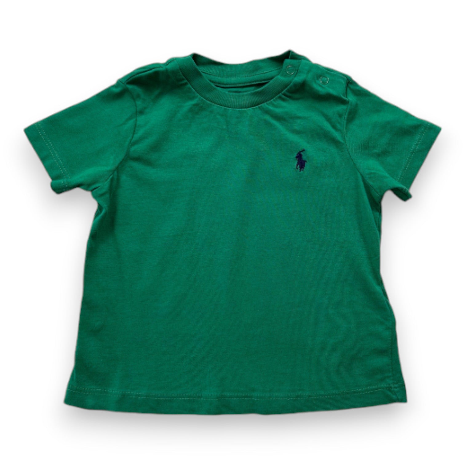 RALPH LAUREN - T-shirt vert à manches courtes - 6 mois