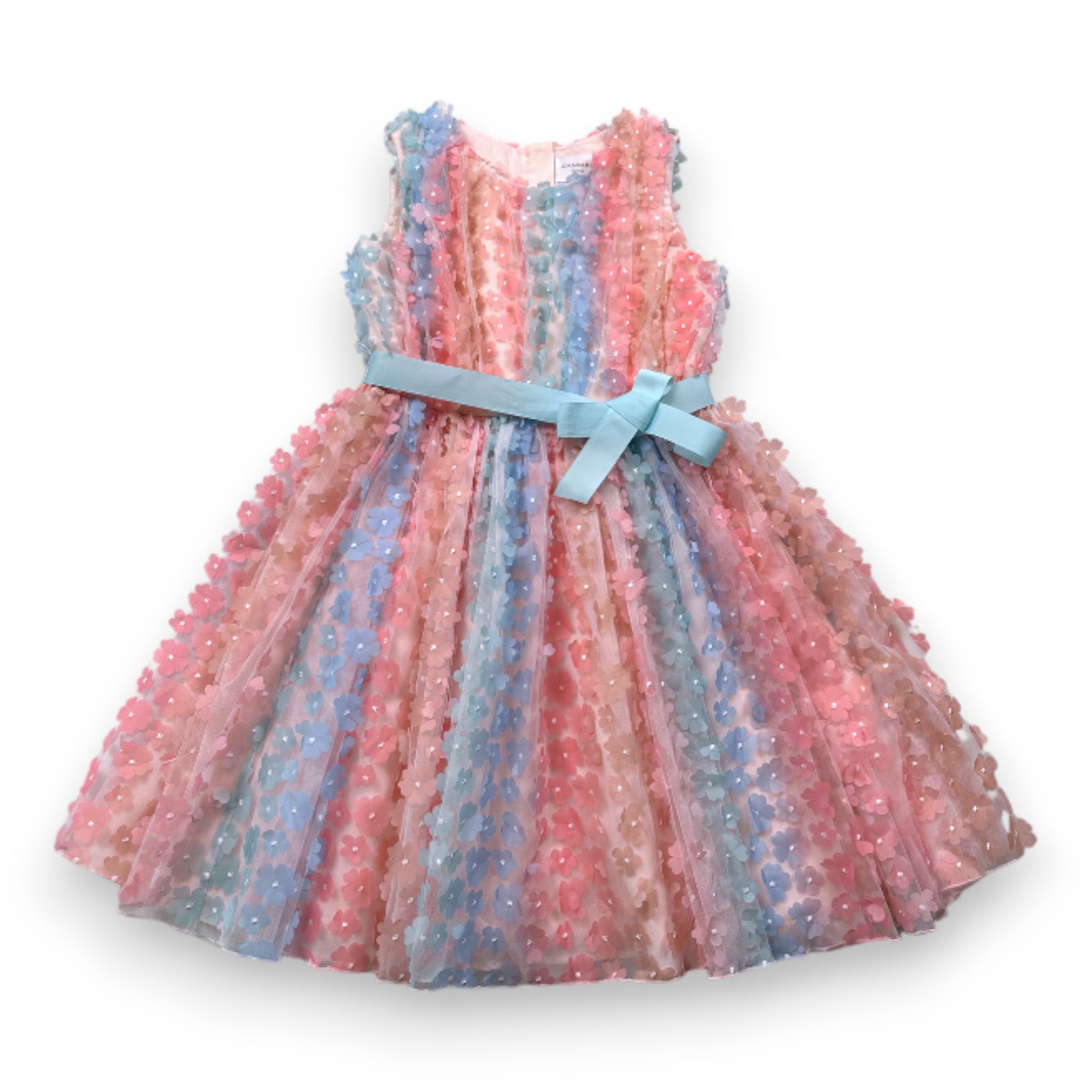 Charabie - Robe rose à fleurs - 12 ans