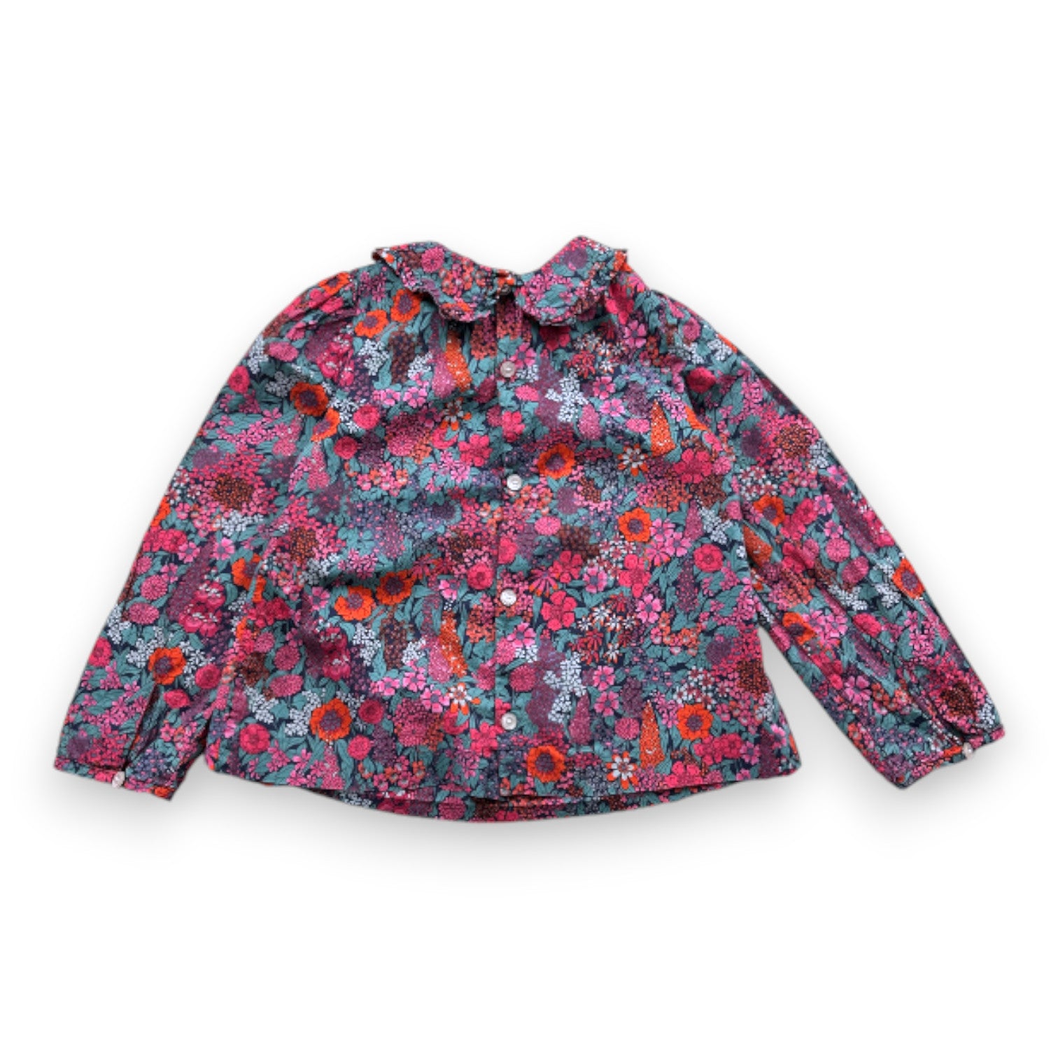 JACADI - Blouse à fleurs à manches longues - 4 ans