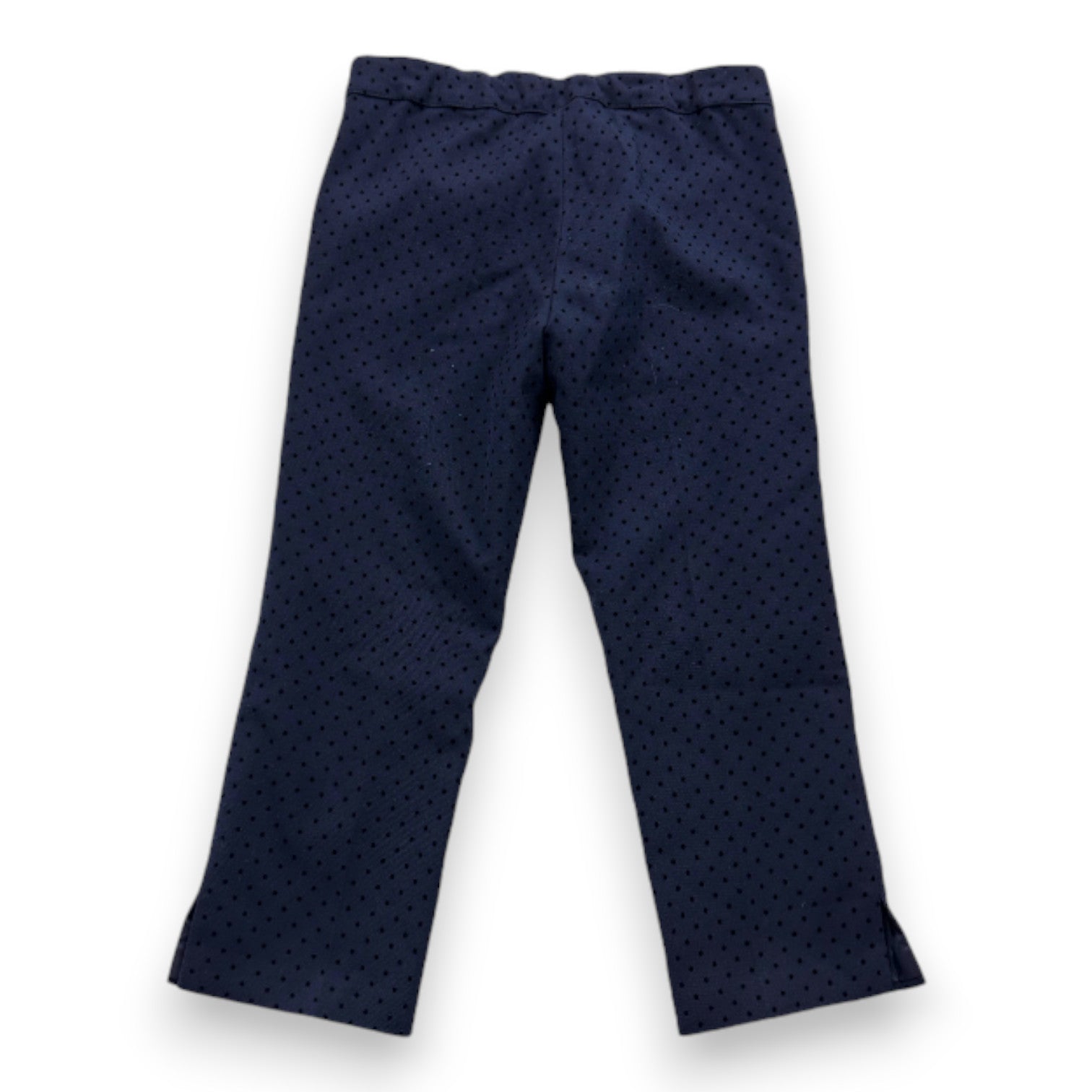 TARTINE & CHOCOLAT - Pantalon cintré bleu marine à pois - 6 ans