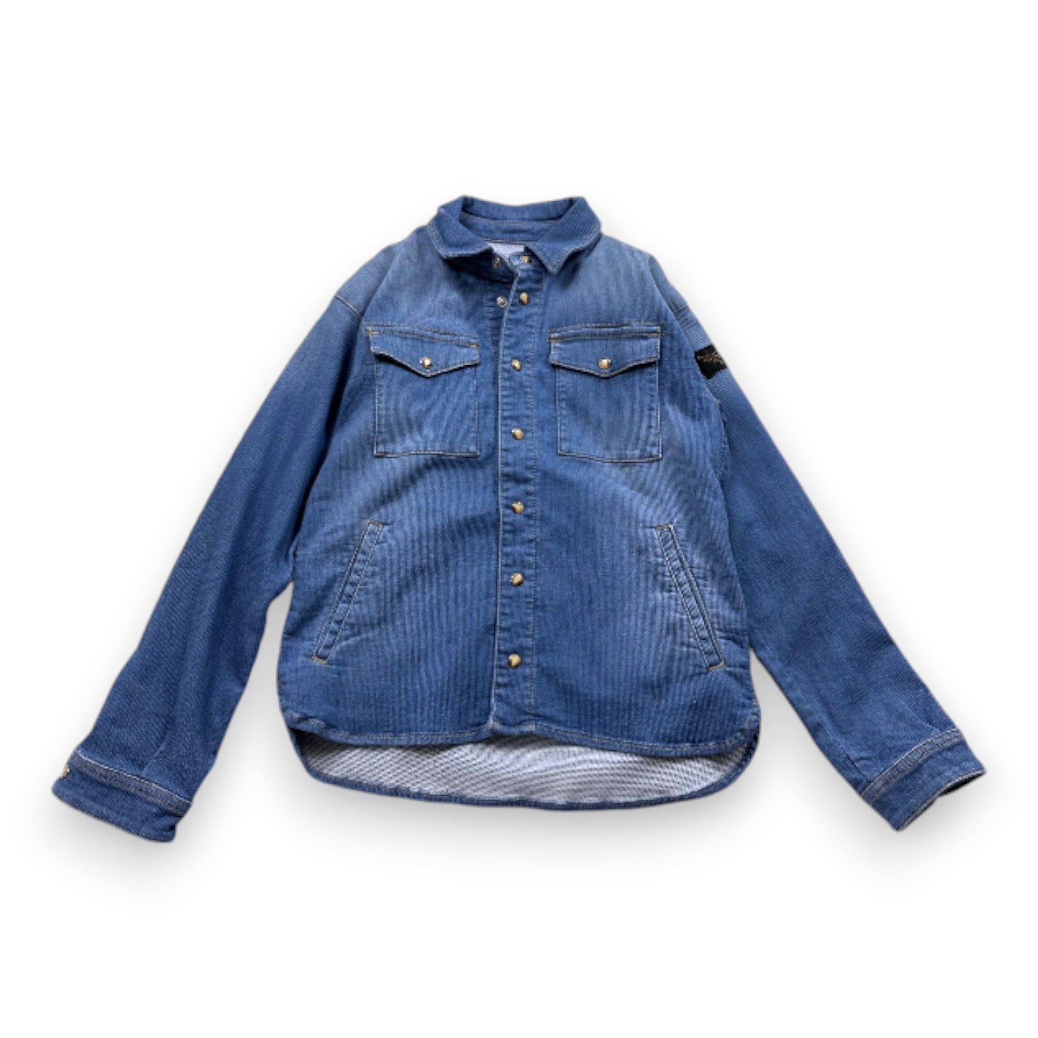 FINGER IN THE NOSE - Chemise bleue en jean - 10 ans