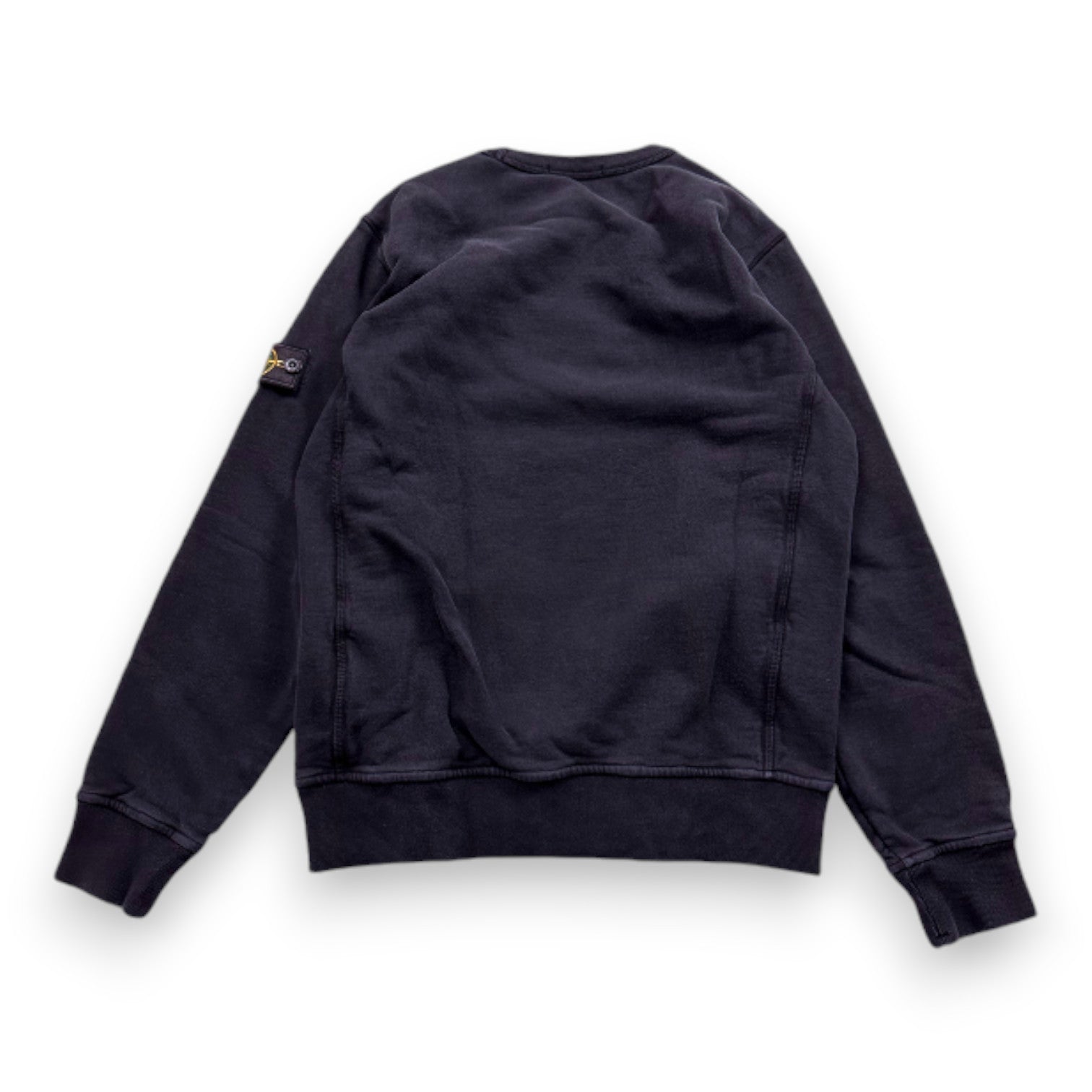 STONE ISLAND - Sweat noir - 12 ans