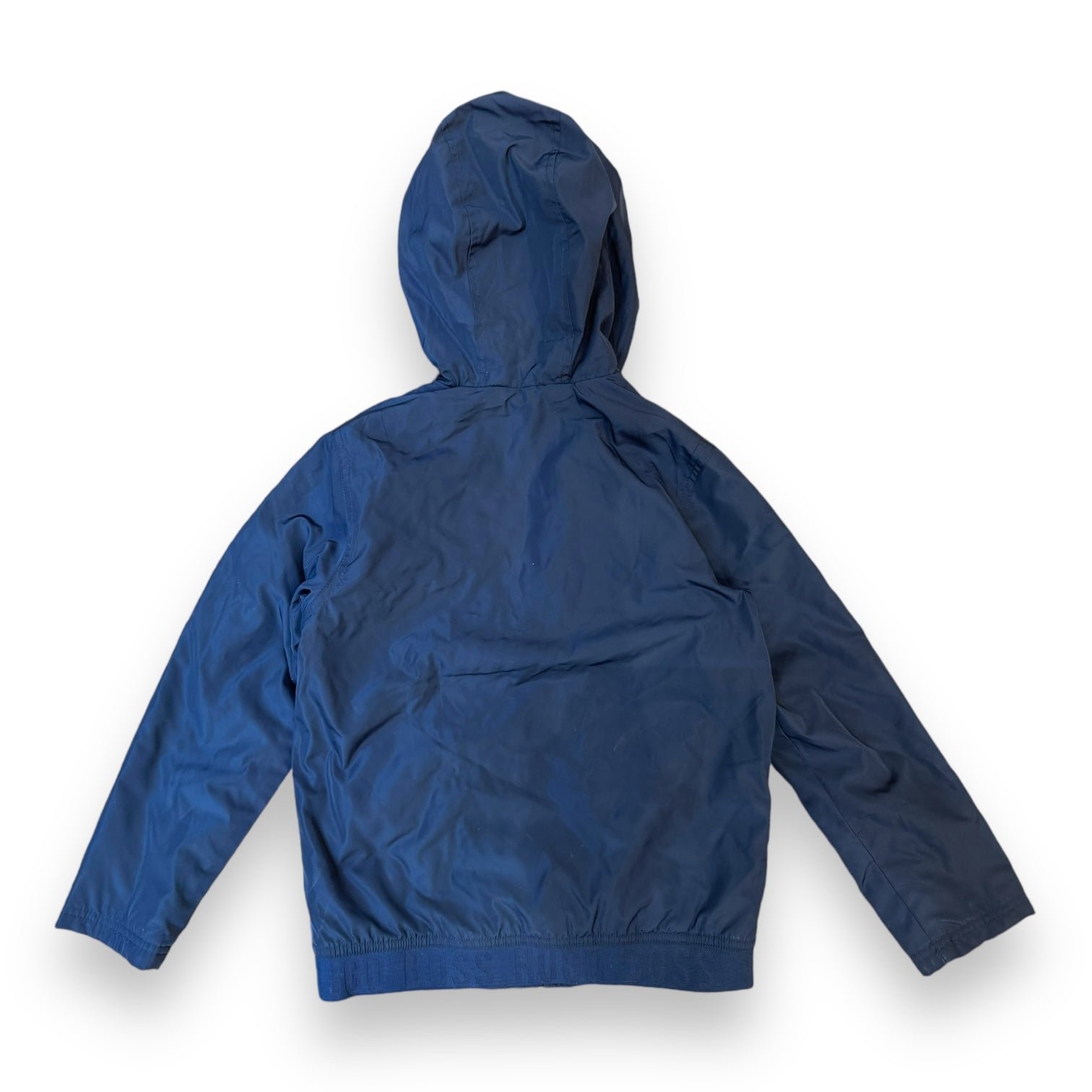 HUGO BOSS - Manteau imperméable bleu à doublure grise - 8 ans