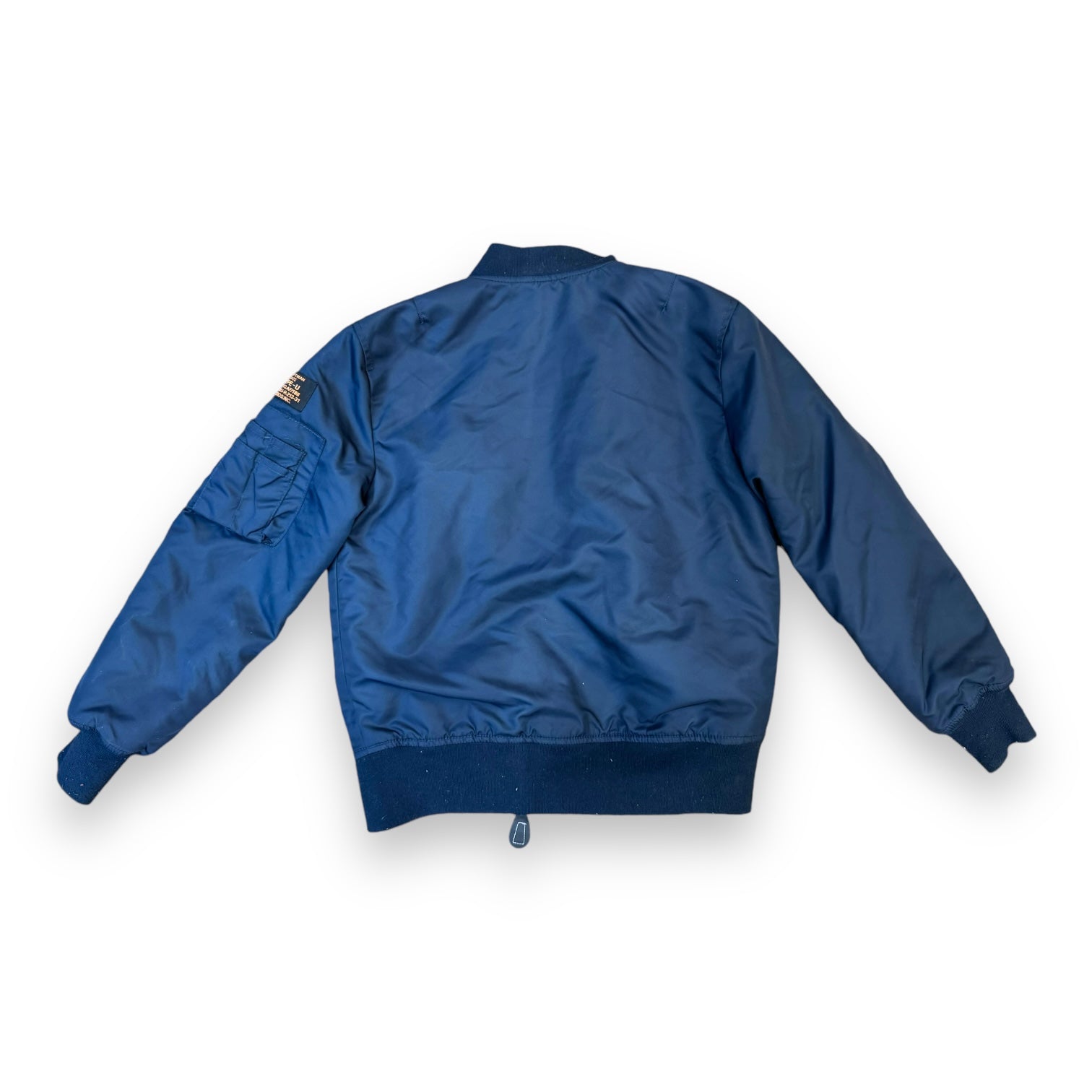 SCHOTT - Veste bomber bleue, orange - 10 ans