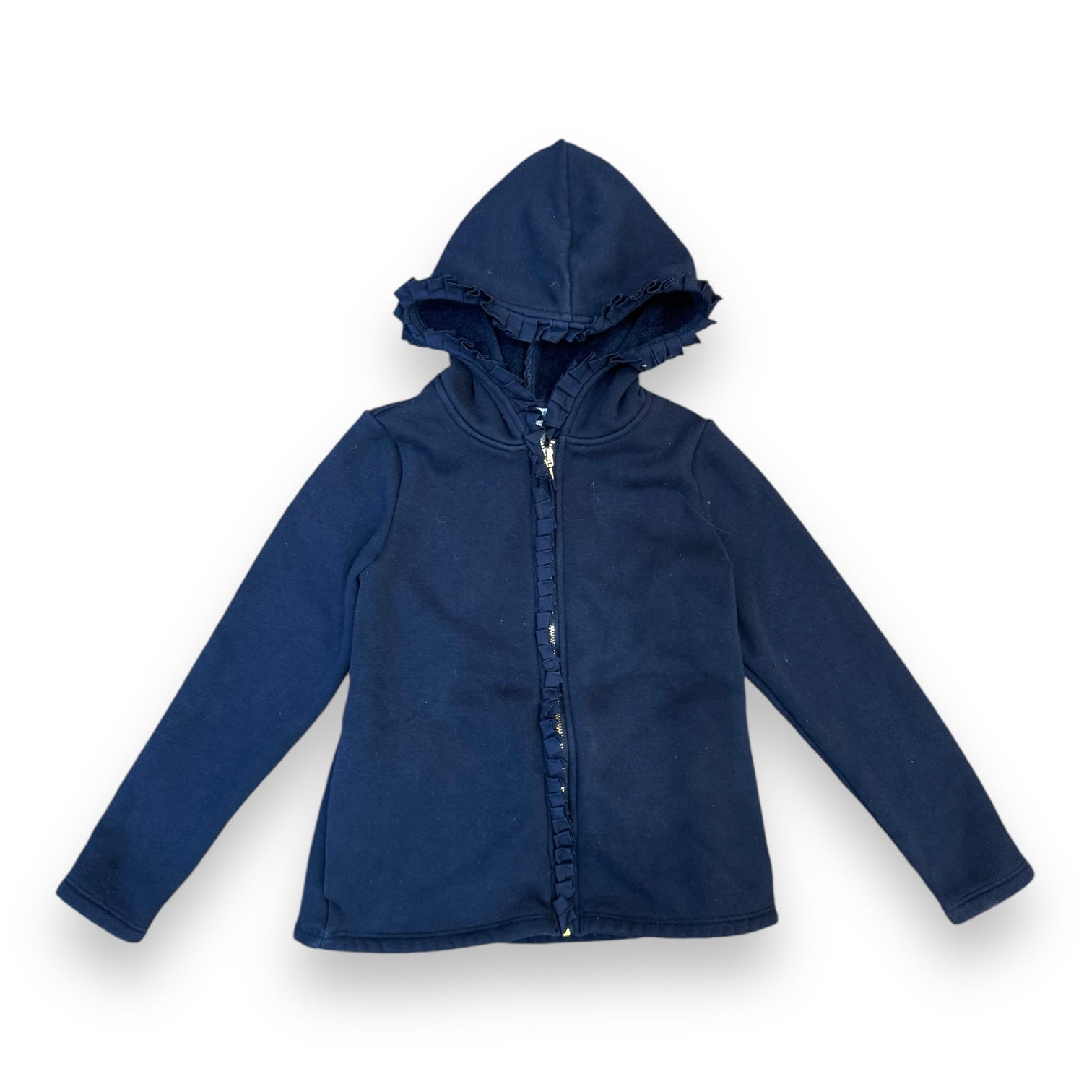 JACADI - Veste à capuche bleue - 8 ans