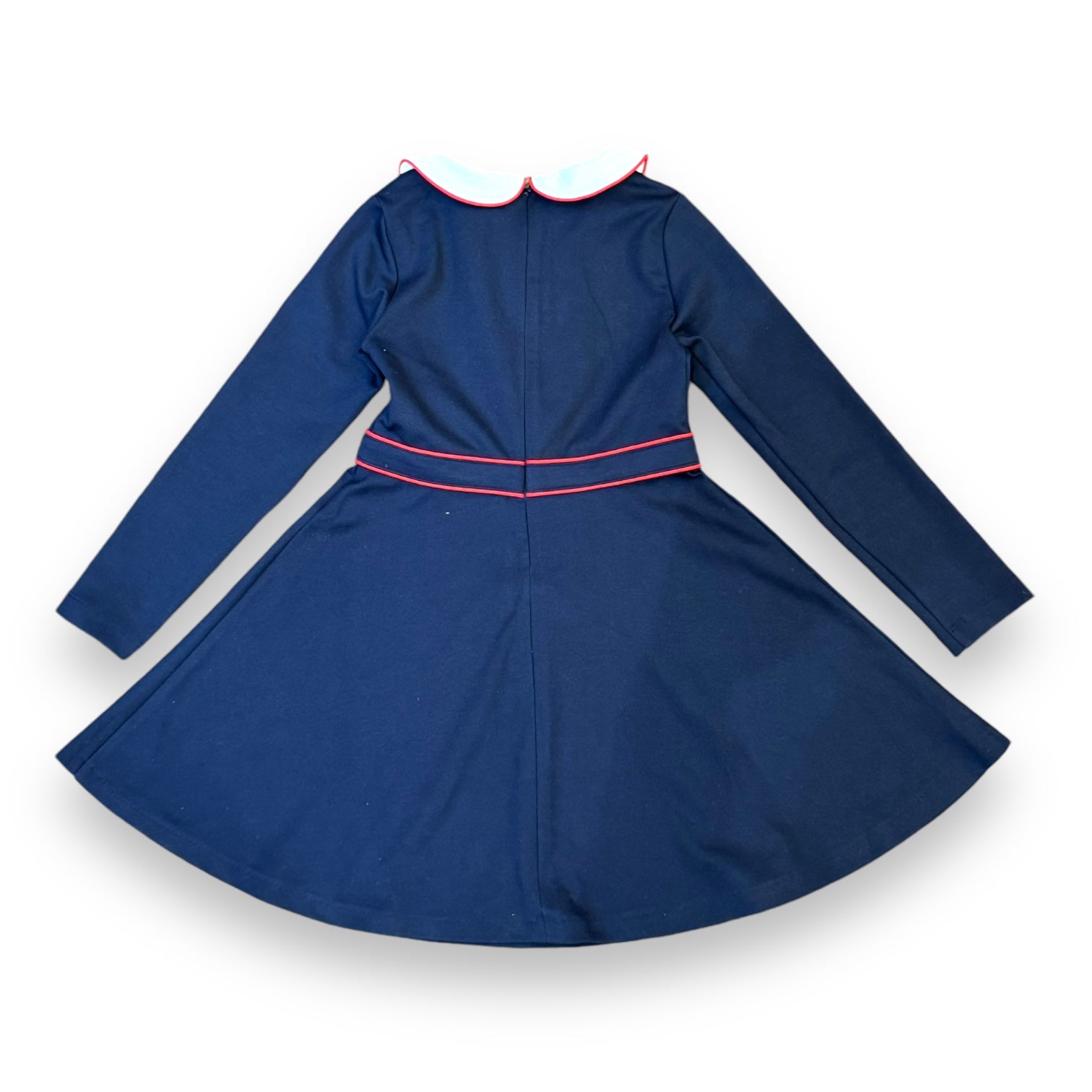 JACADI - Robe neuve bleue à manches longues - 8 ans