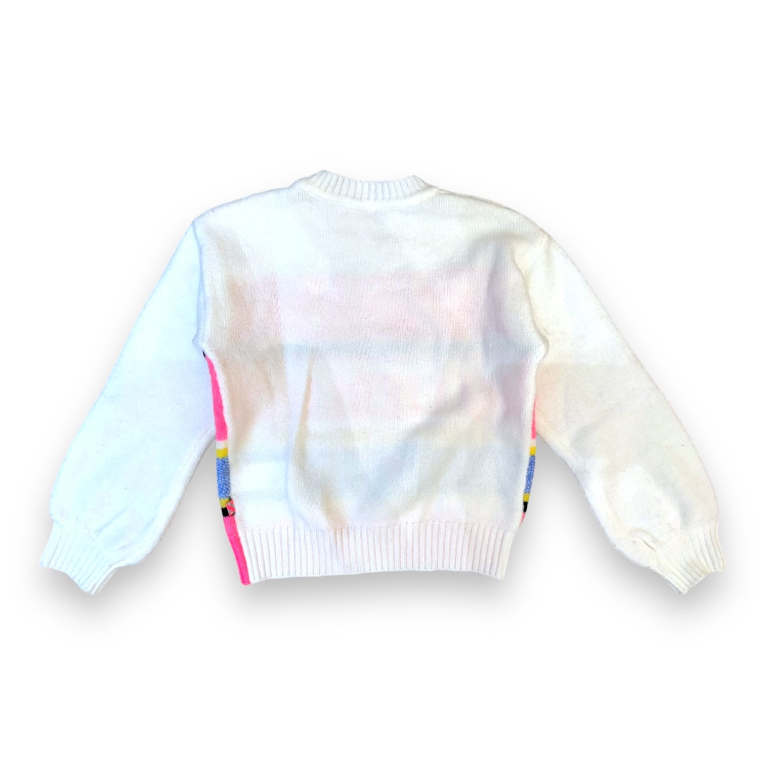 BILLIEBLUSH - Pull à motifs blanc, bleu, rose - 8 ans