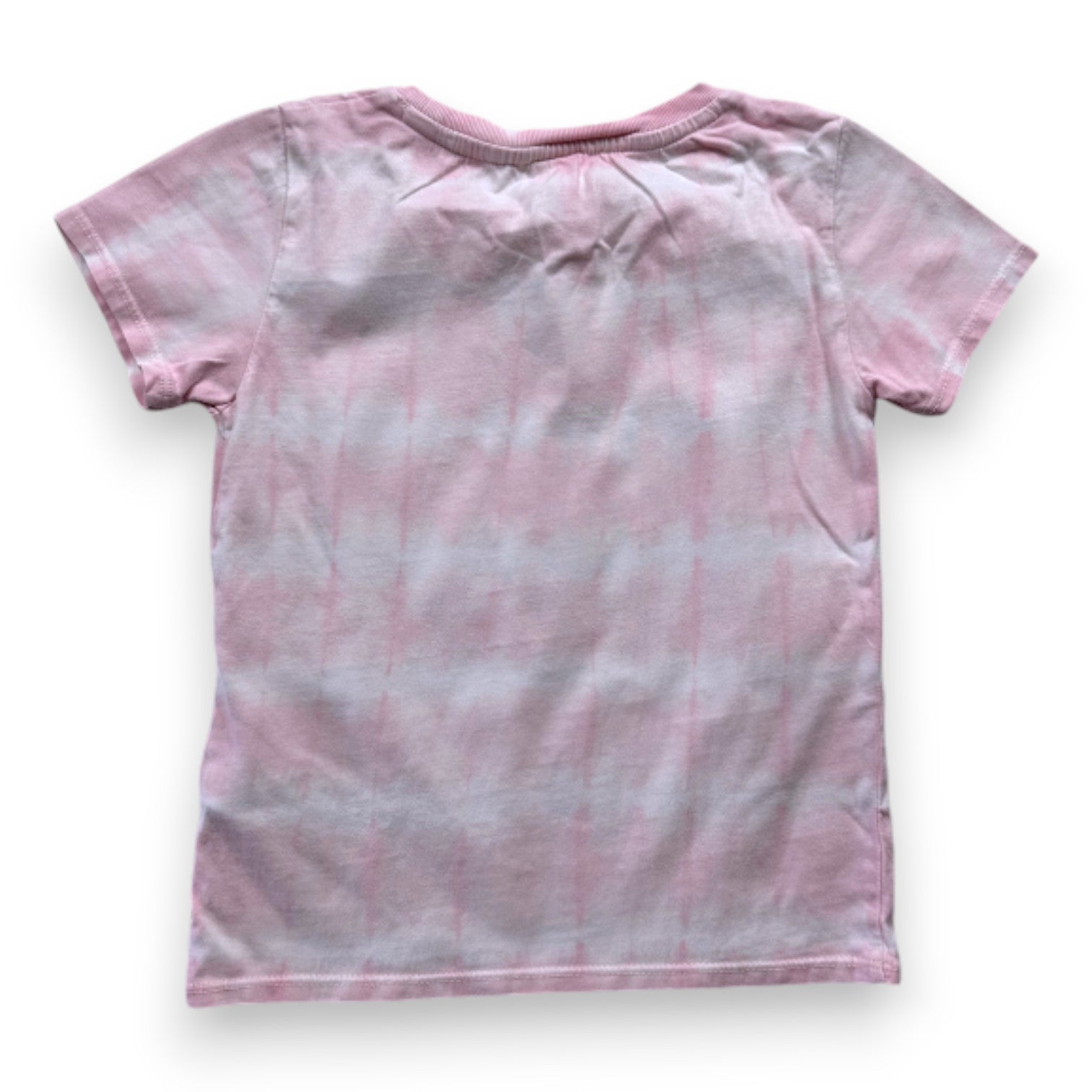 BONTON - T-shirt rose et blanc à manches courtes - 4 ans