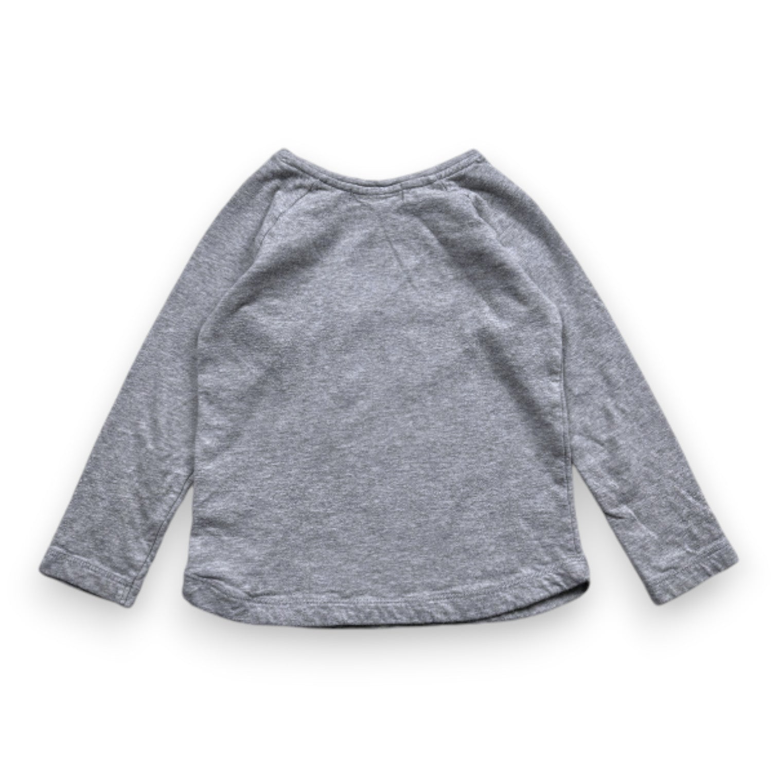 BONPOINT - T-shirt à manches longues gris avec imprimé - 3 ans