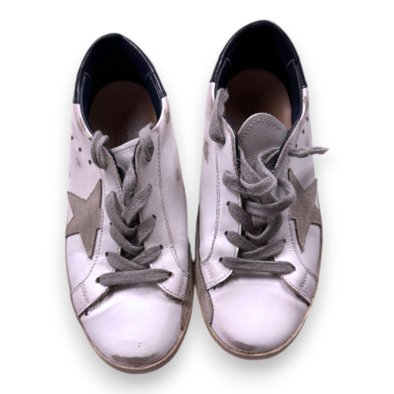 GOLDEN GOOSE - baskets blanches - 34