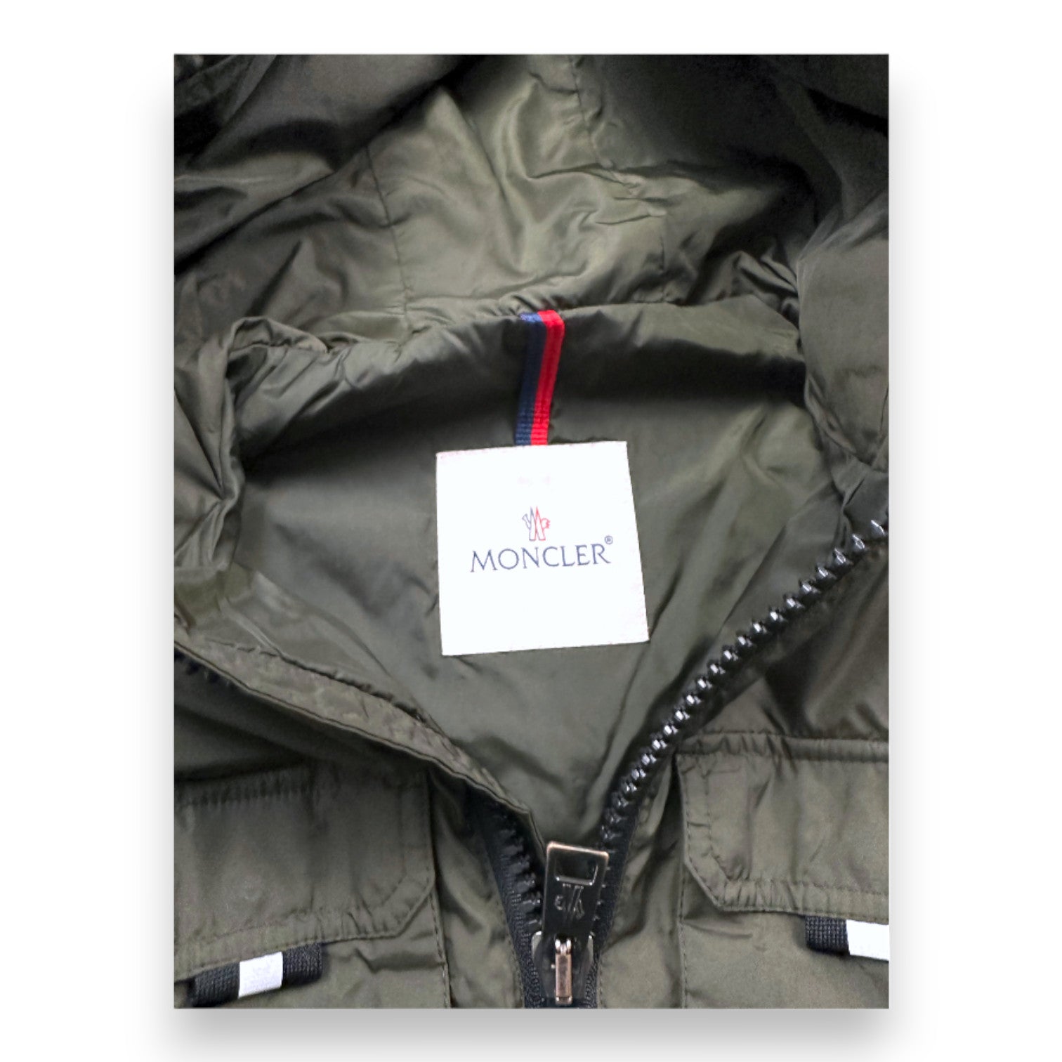 MONCLER - Coupe vent vert - 8 ans