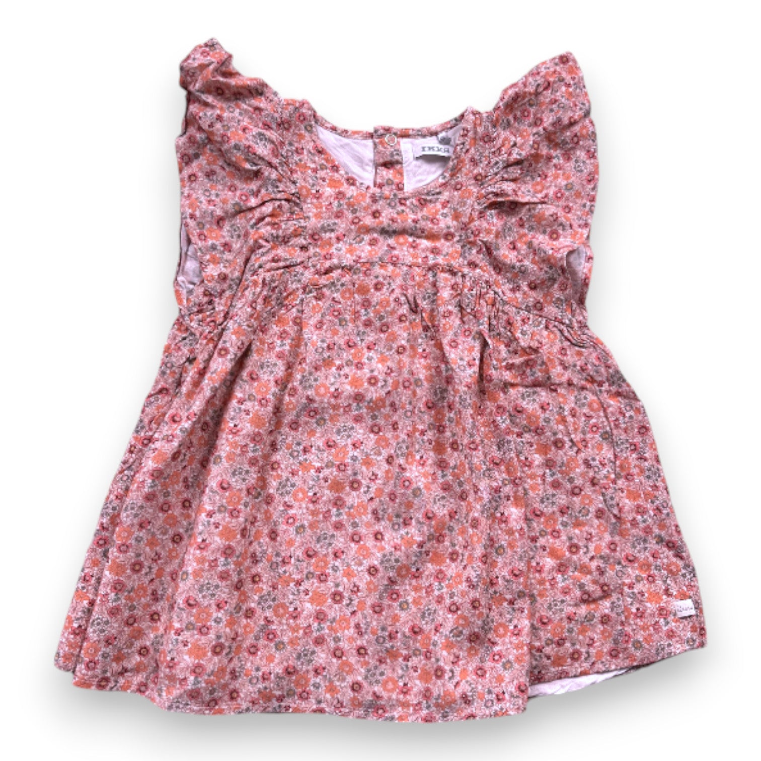 IKKS - Robe rose à fleurs - 18 mois