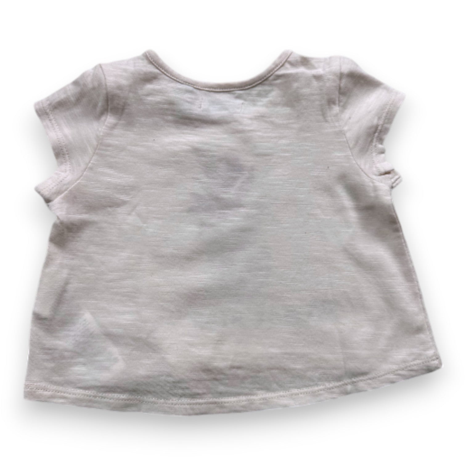 IKKS - T-shirt beige avec imprimé à manches courtes - 6 mois