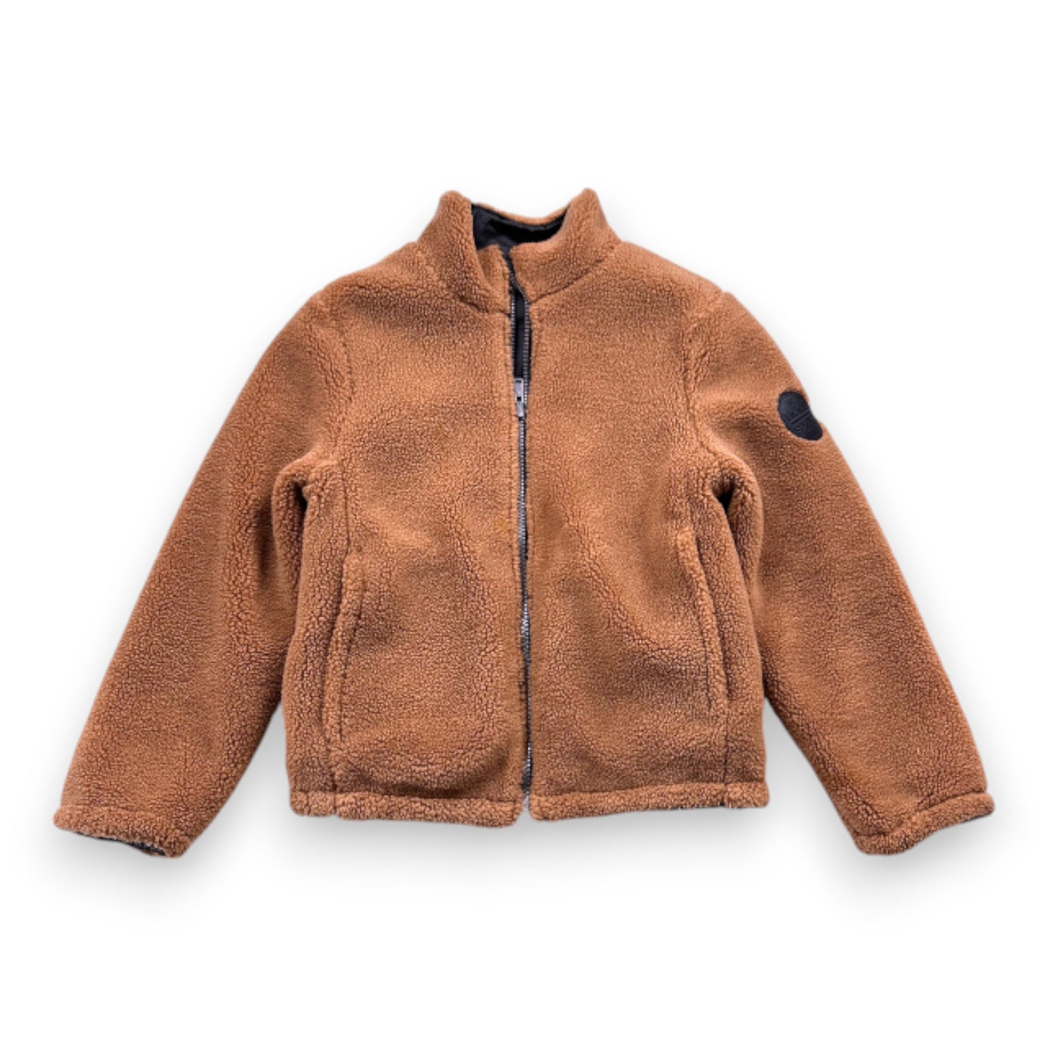 IKKS - Manteau en fausse fourrure marron - 8 ans