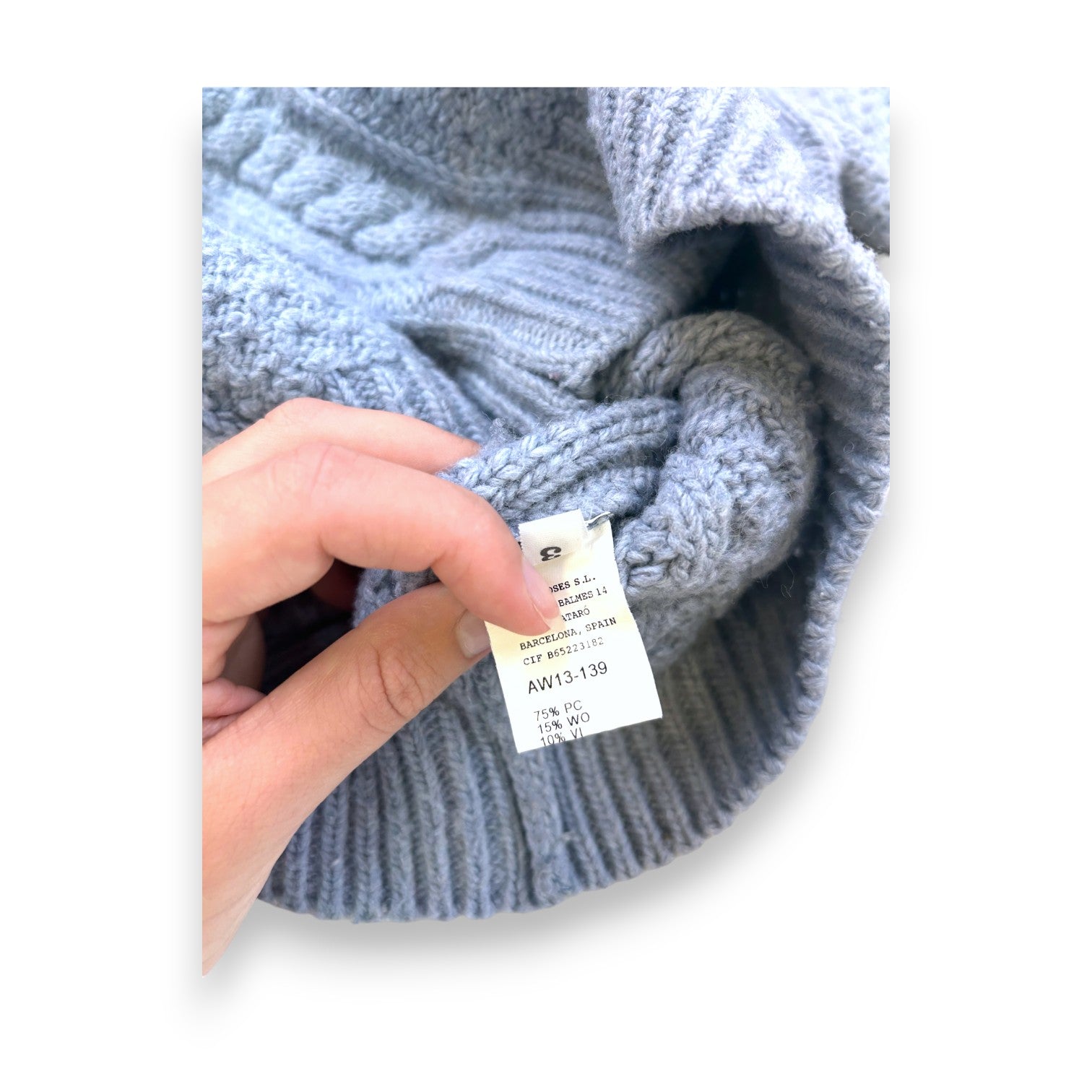 BOBO CHOSES - Pull en laine bleu - 2/3 ans