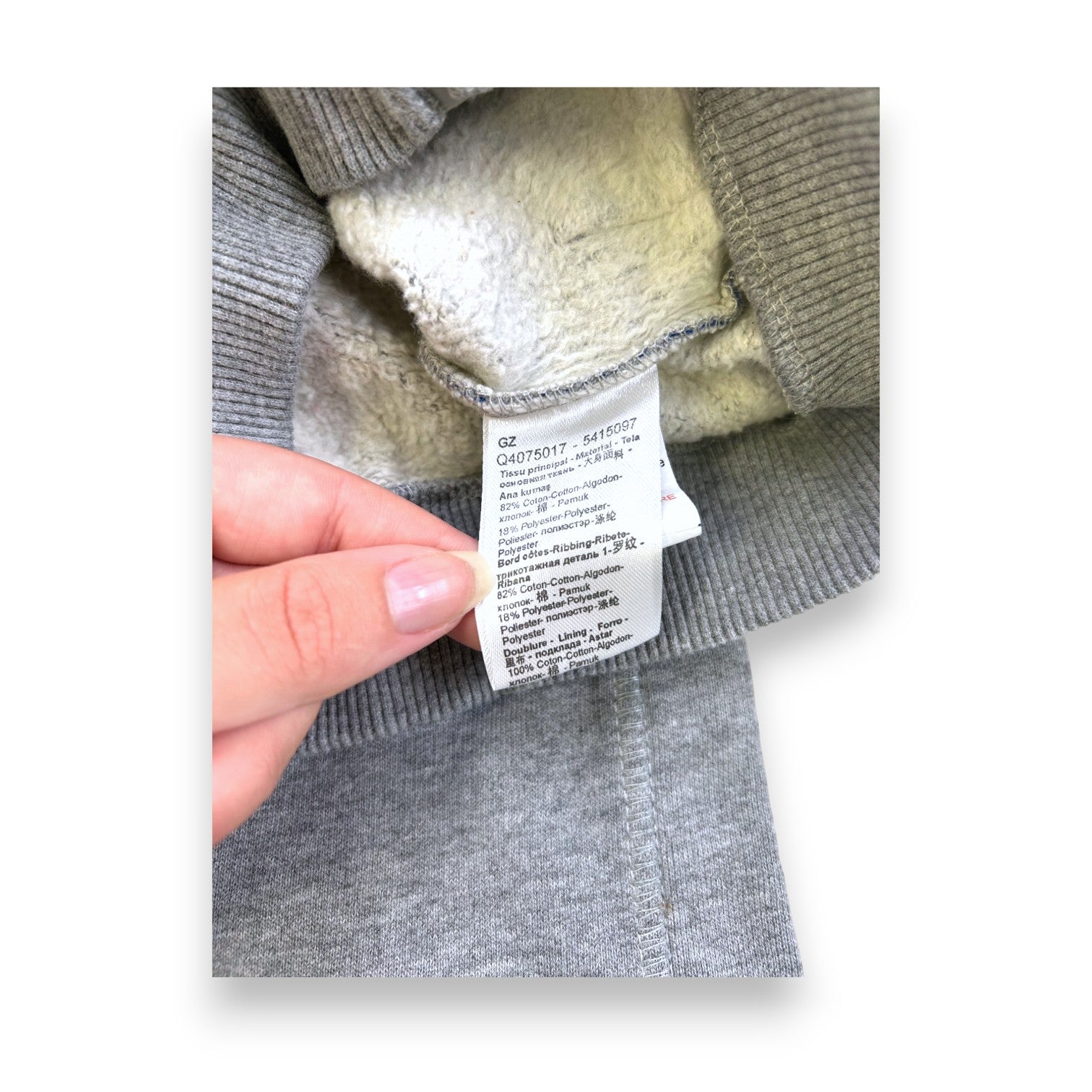 MARC JACOBS - Sweat à capuche gris - 1 an