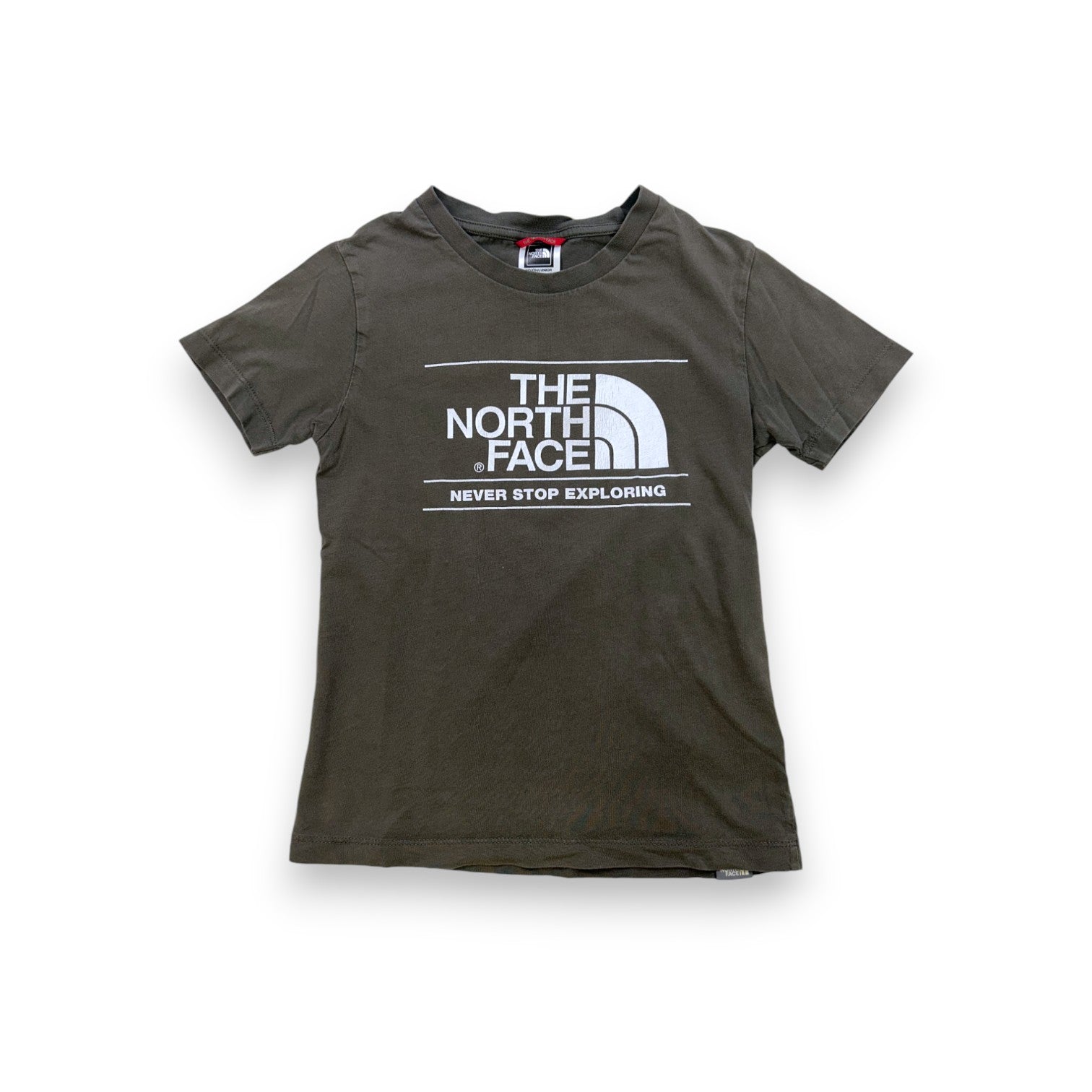 THE NORTH FACE - T-shirt à manches courtes kaki - 5 ans