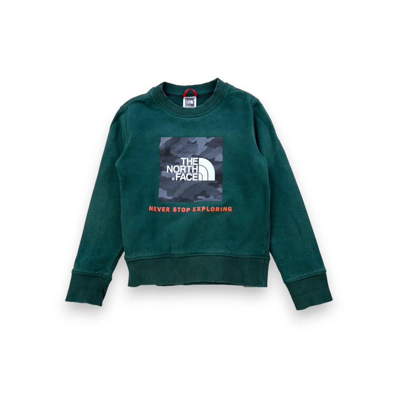 THE NORTH FACE - Sweat vert imprimé - 6 ans