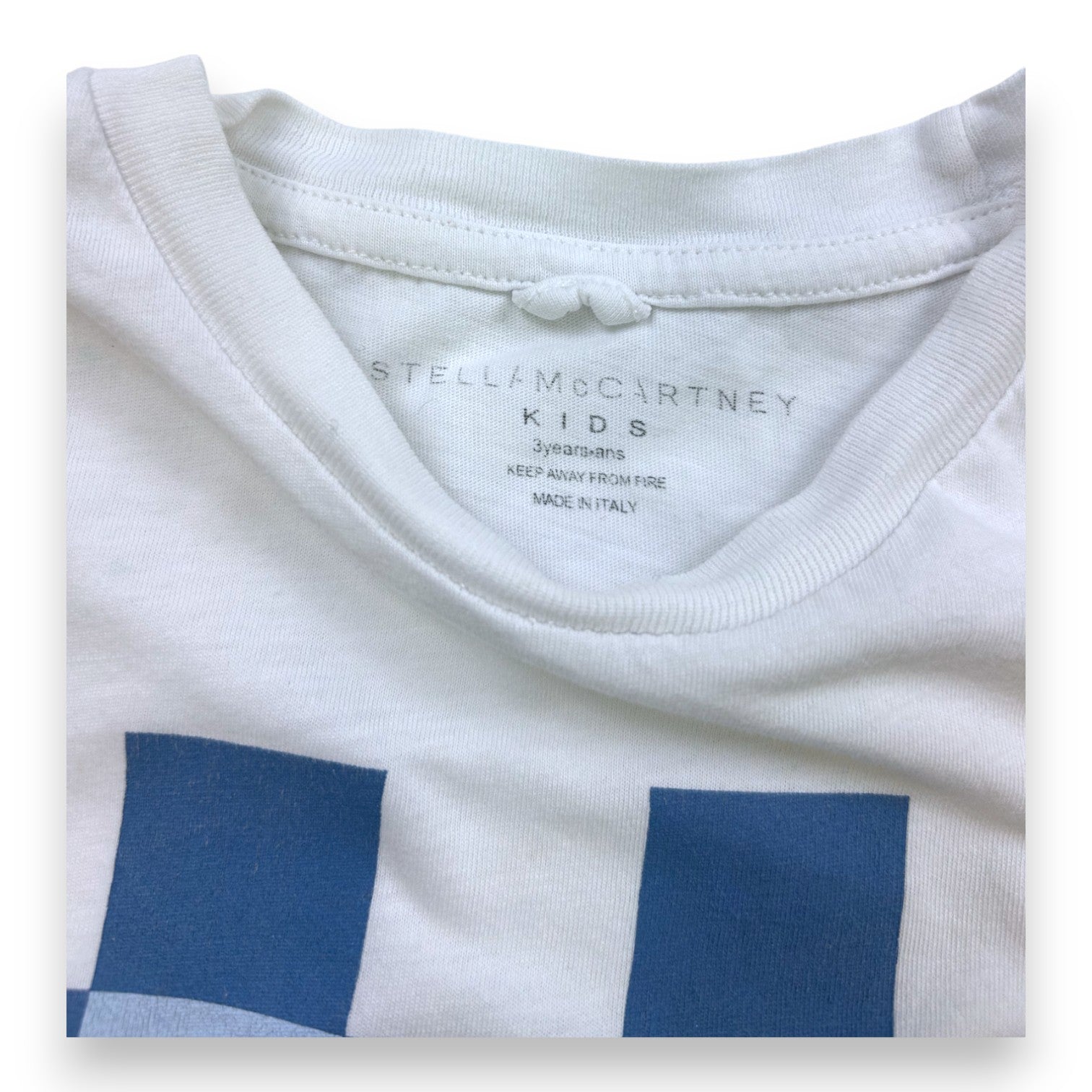 STELLA MCCARTNEY - T-shirt à manches courtes blanc imprimé - 3 ans