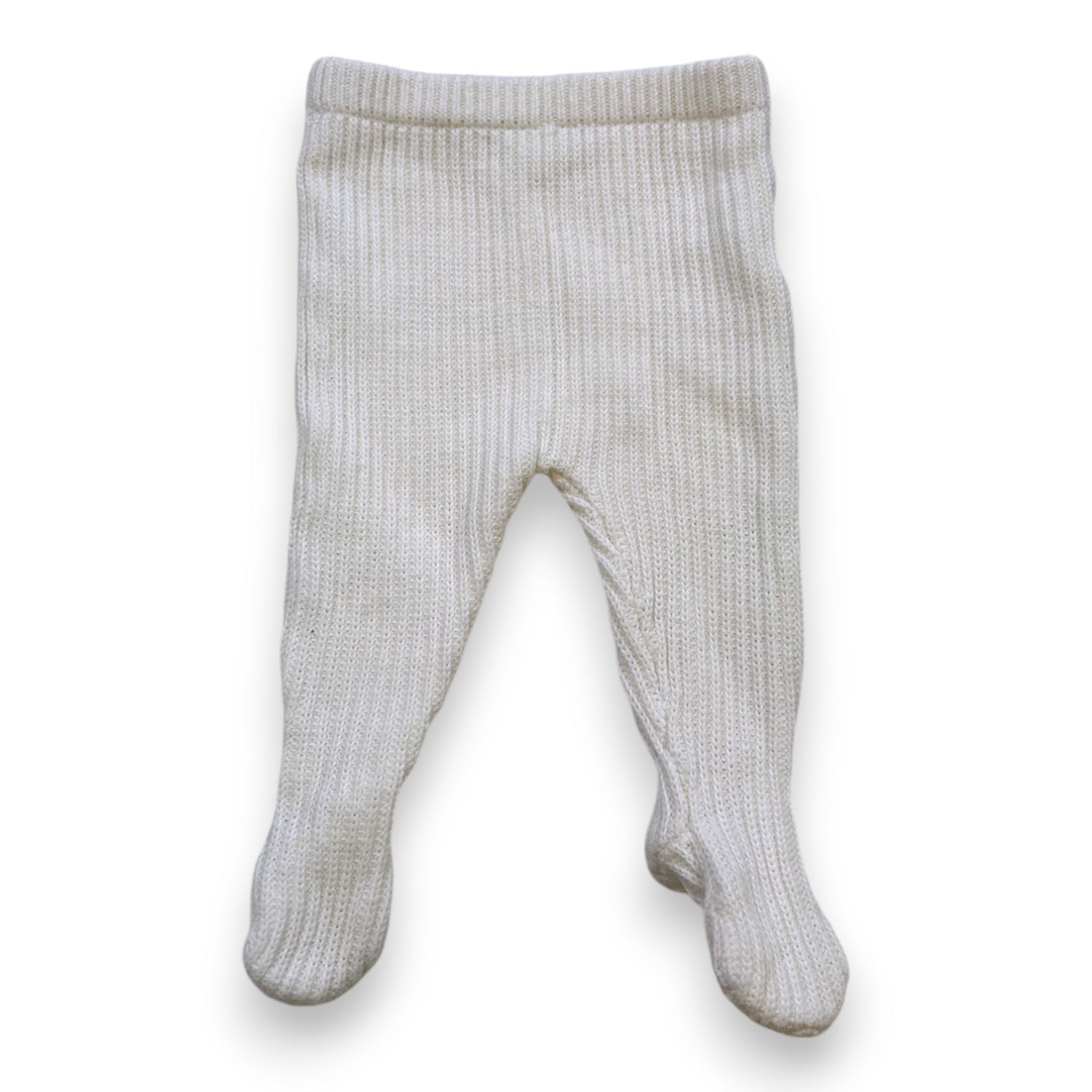 CYRILLUS - Pantalon en laine blanc - 1 mois