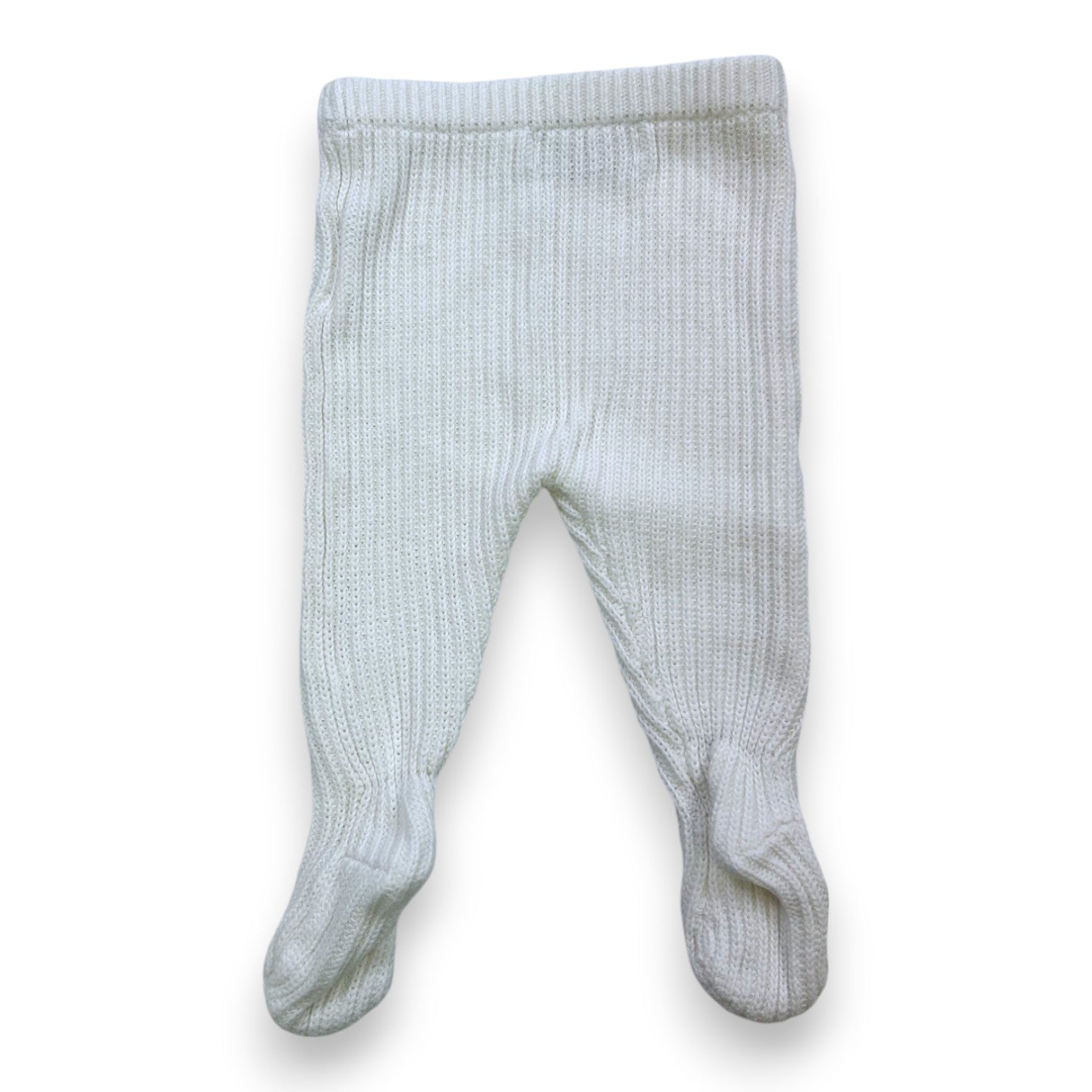 CYRILLUS - Pantalon en laine blanc - 1 mois