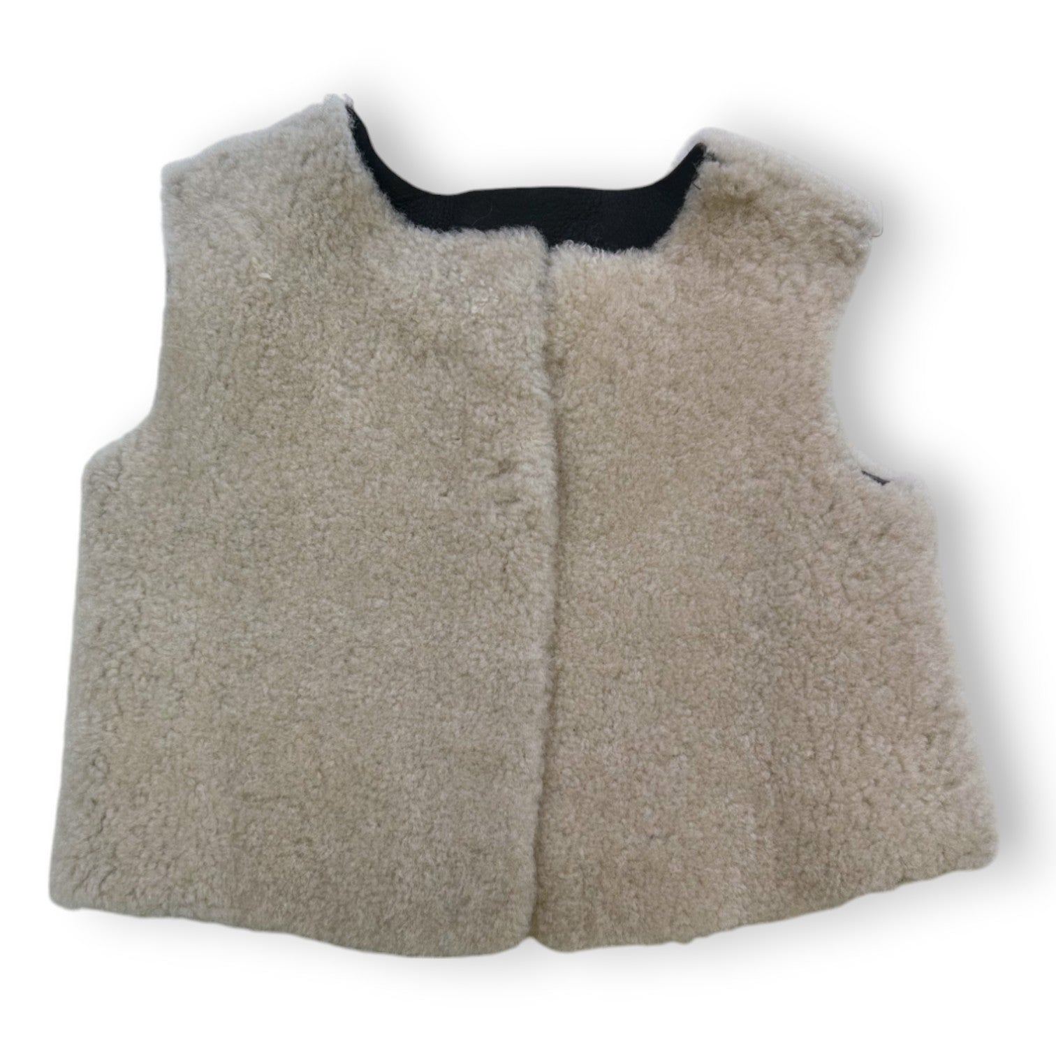 BABE & TESS - Veste sans manches beige - 6 mois