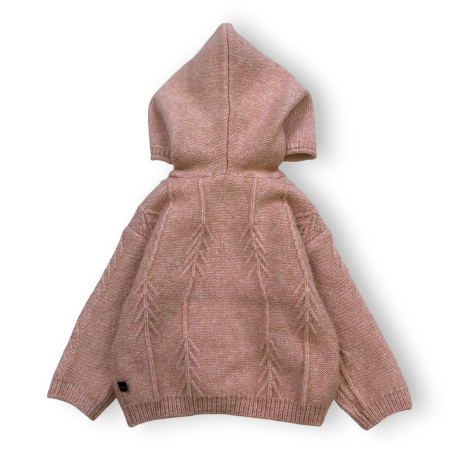 IKKS - Gilet à capuche et zip rose - 6 mois