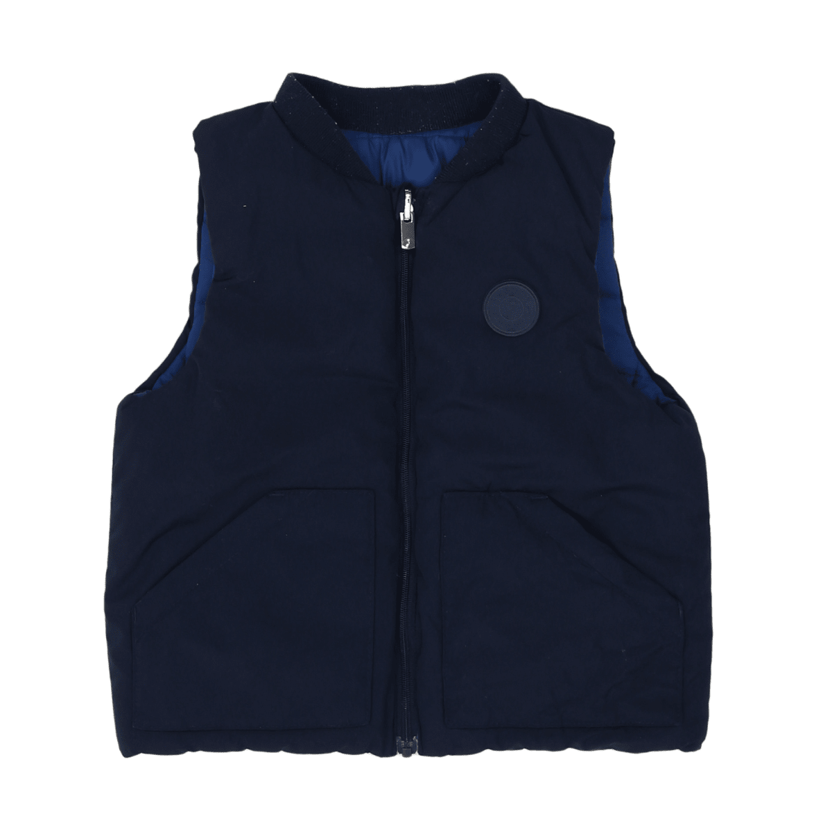 JACADI - BLOUSON SANS MANCHE - BLEU - 18 MOIS