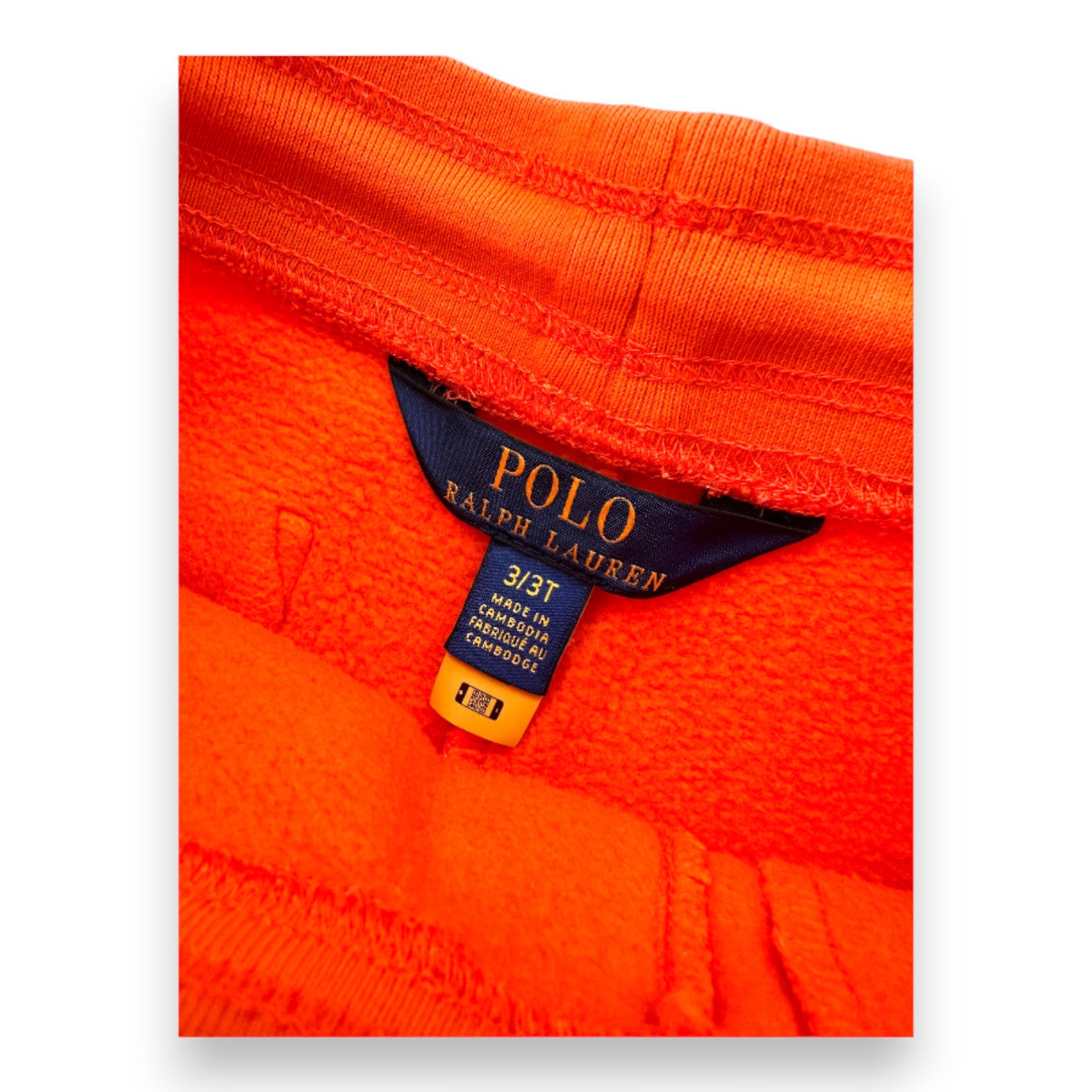 RALPH LAUREN - SHORT - ORANGE - 3 ANS