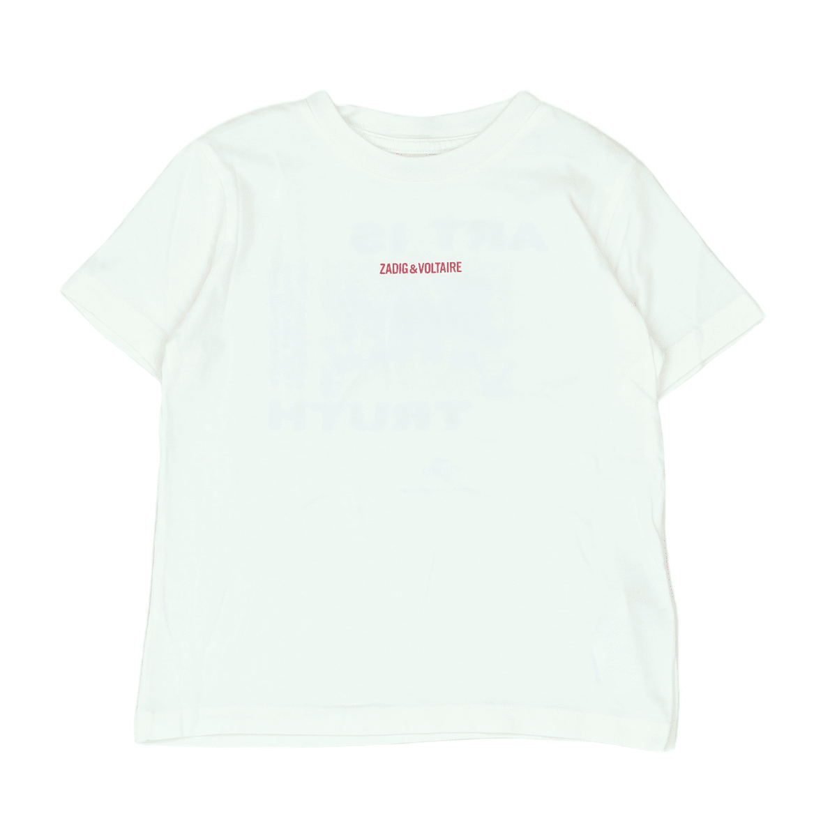 ZADIG & VOLTAIRE - T-SHIRT - BLANC - 6 ANS