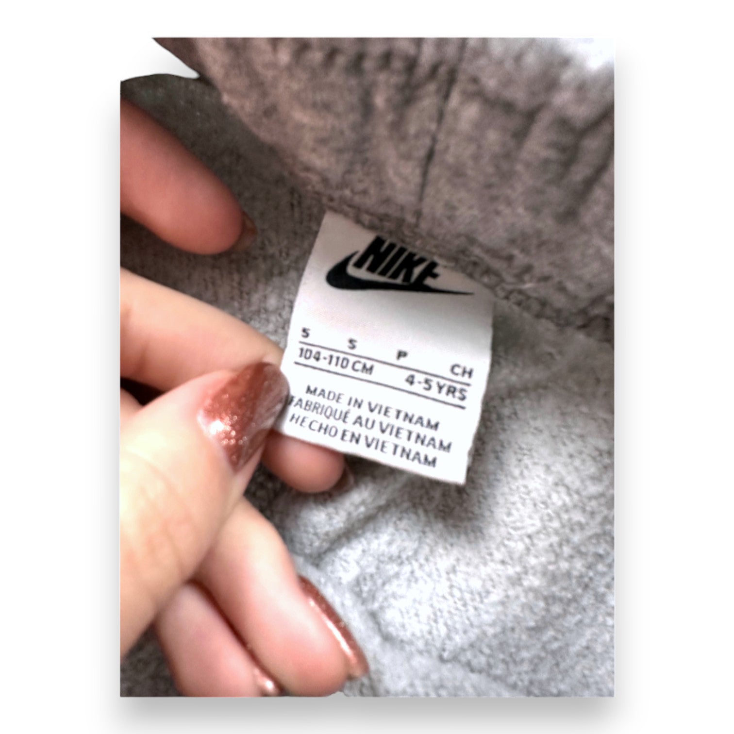 NIKE - PANTALON - GRIS - 4 ANS