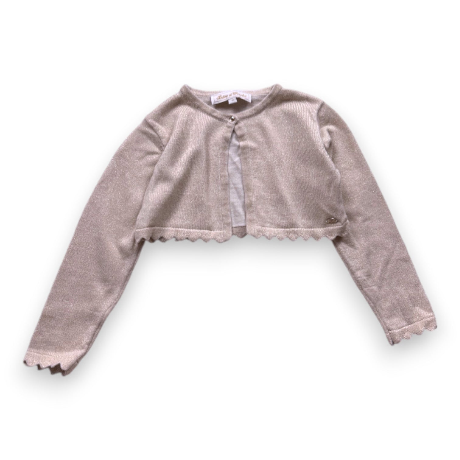 TARTINE & CHOCOLAT - CARDIGAN - BEIGE, OR - 4 ANS