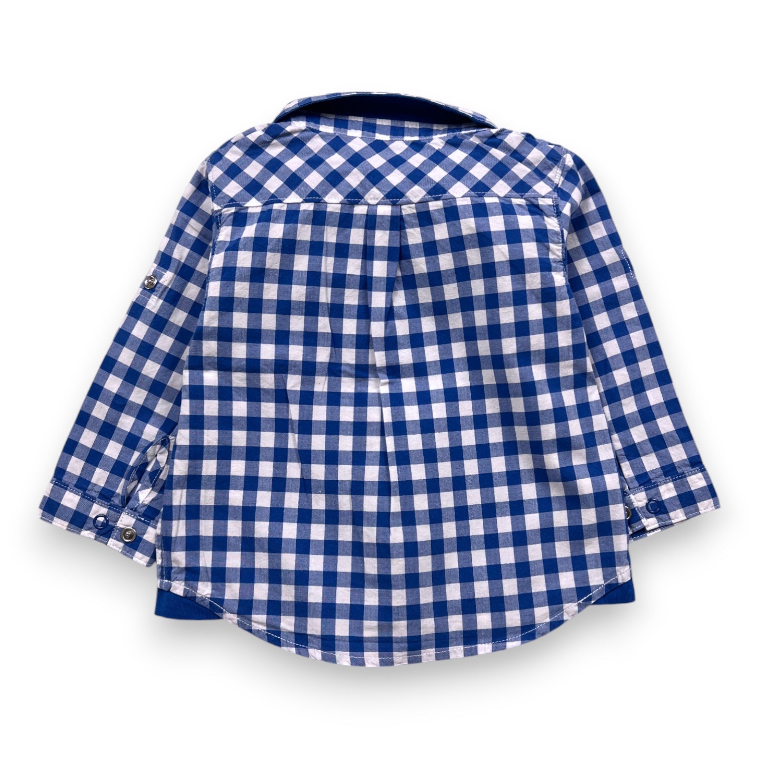 PETIT BATEAU - CHEMISE - BLEU, BLANC - 12 MOIS