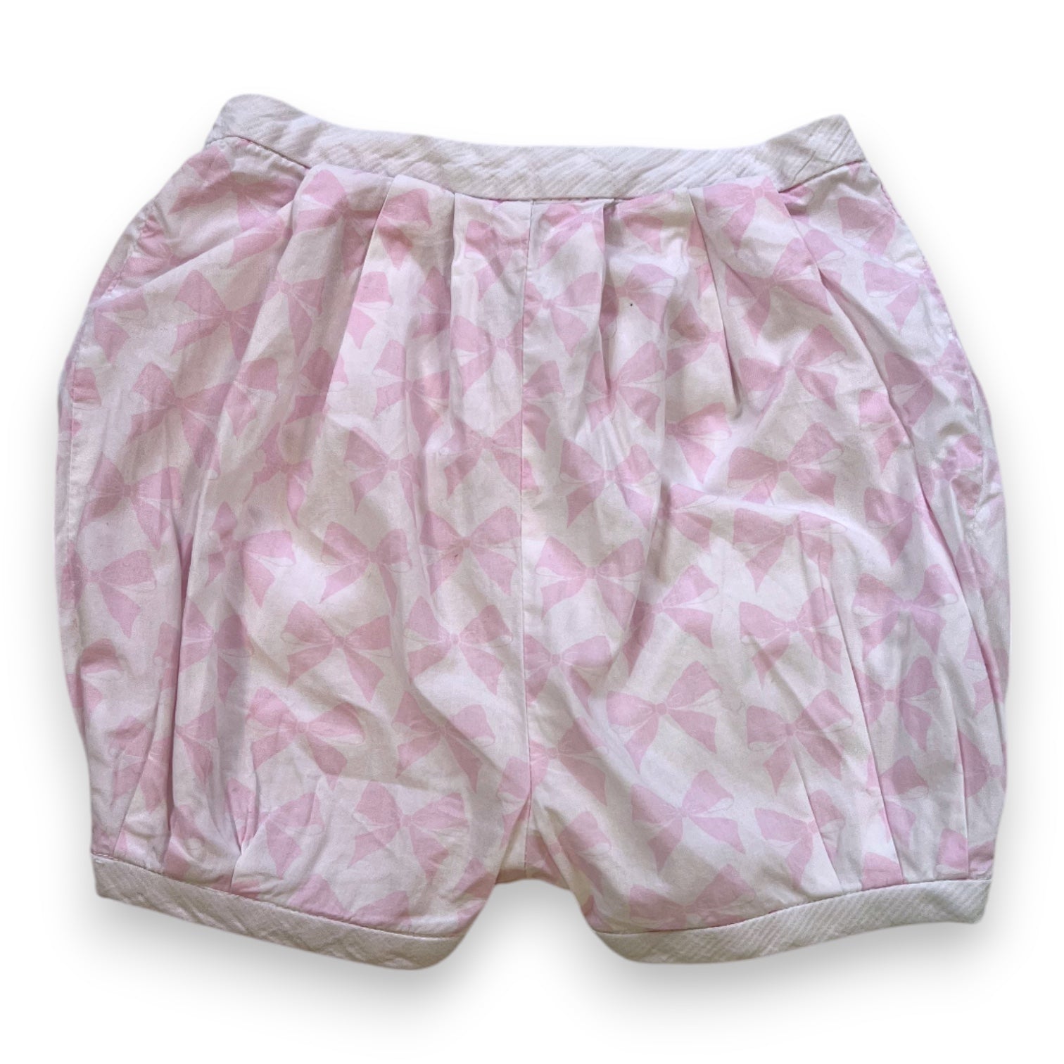 JACADI - SHORT - ROSE, BLANC - 6 MOIS