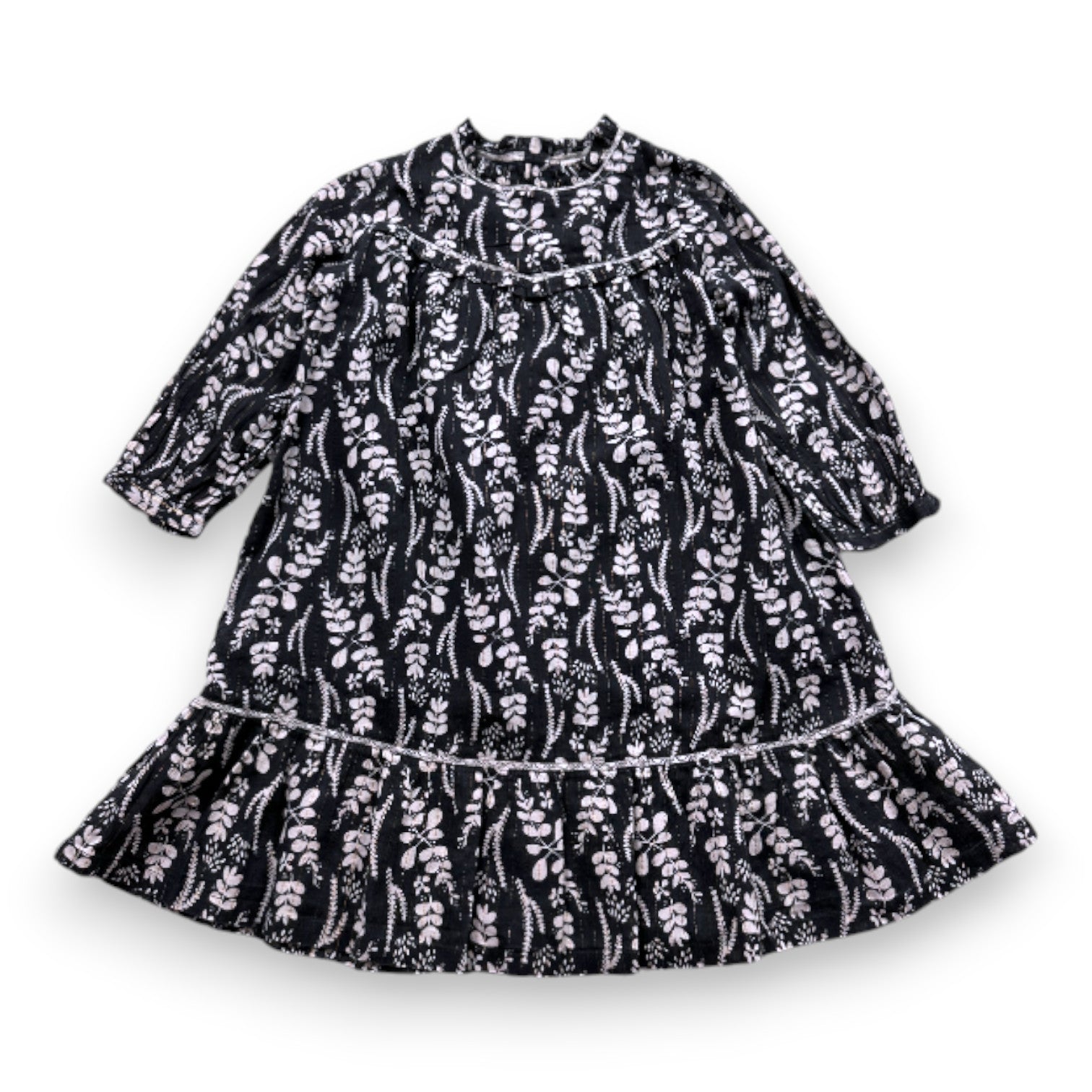 BONTON - ROBE - GRIS - 4 ANS