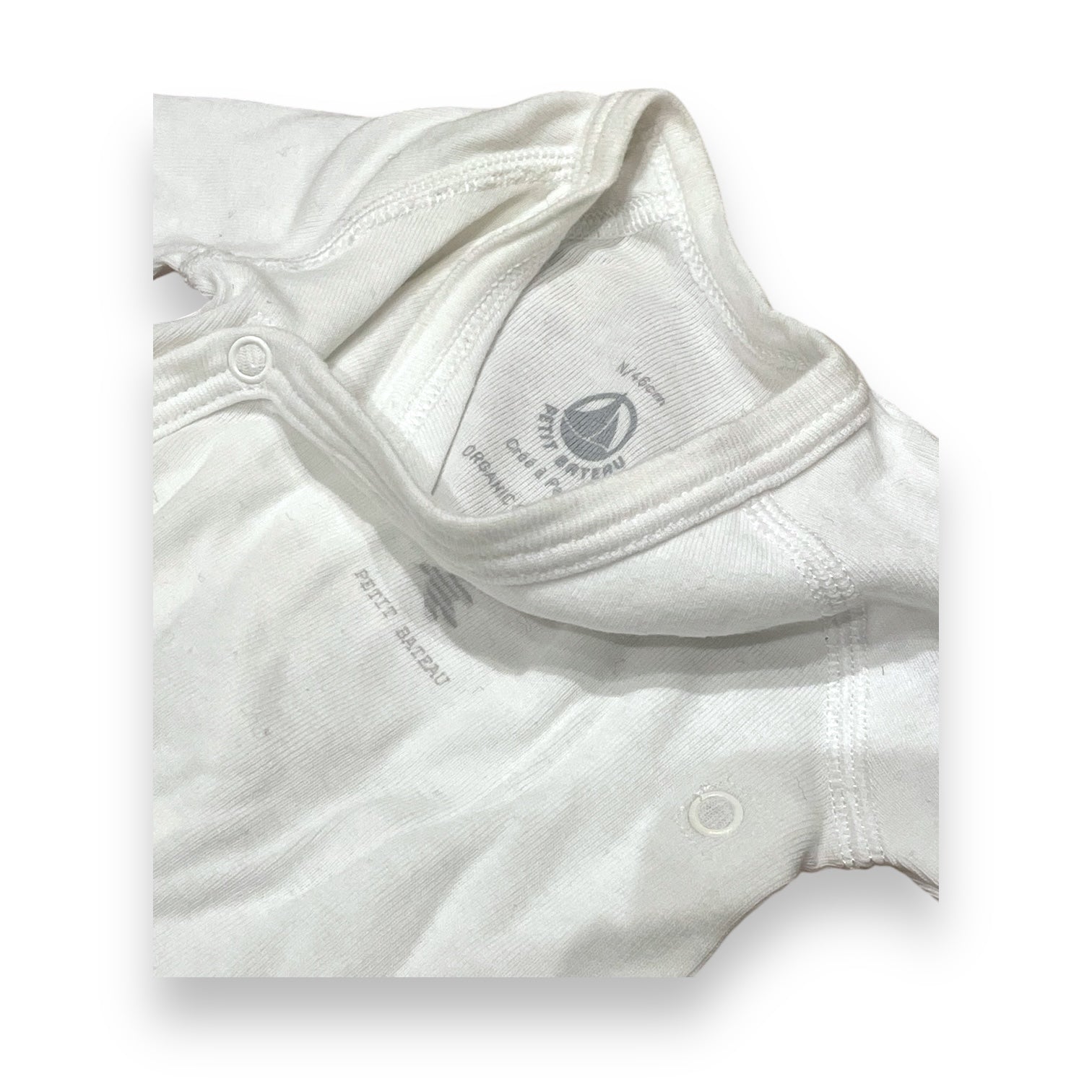 PETIT BATEAU - BODY - BLANC - 1 MOIS