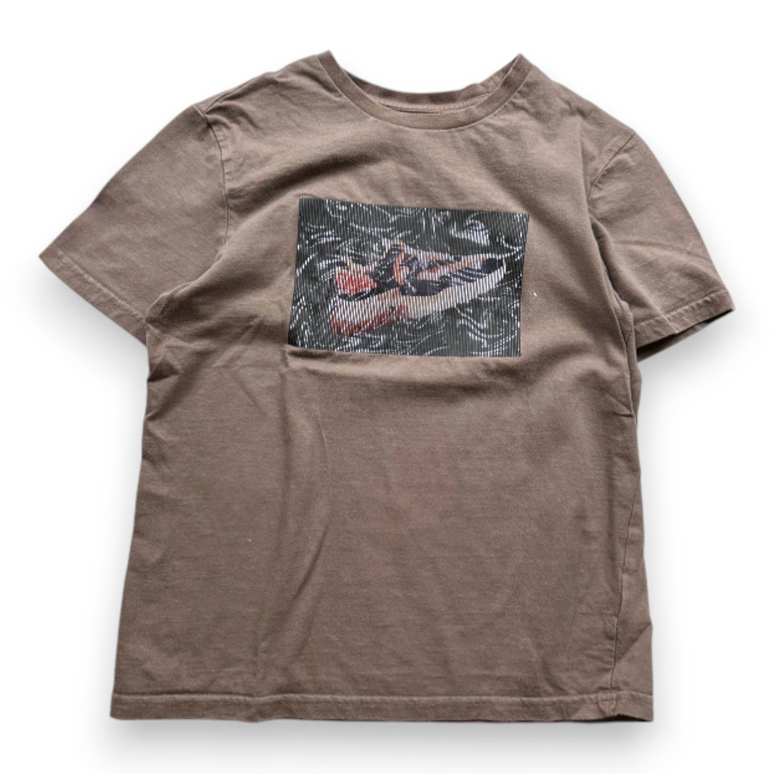 IKKS - T-SHIRT - MARRON - 12 ANS