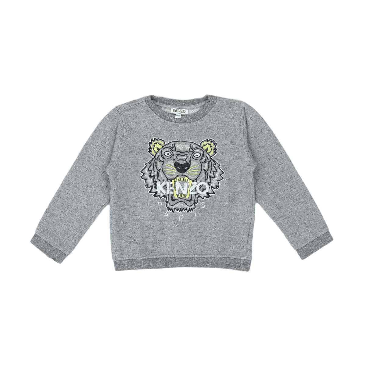 KENZO - PULL - GRIS, JAUNE - 4 ANS