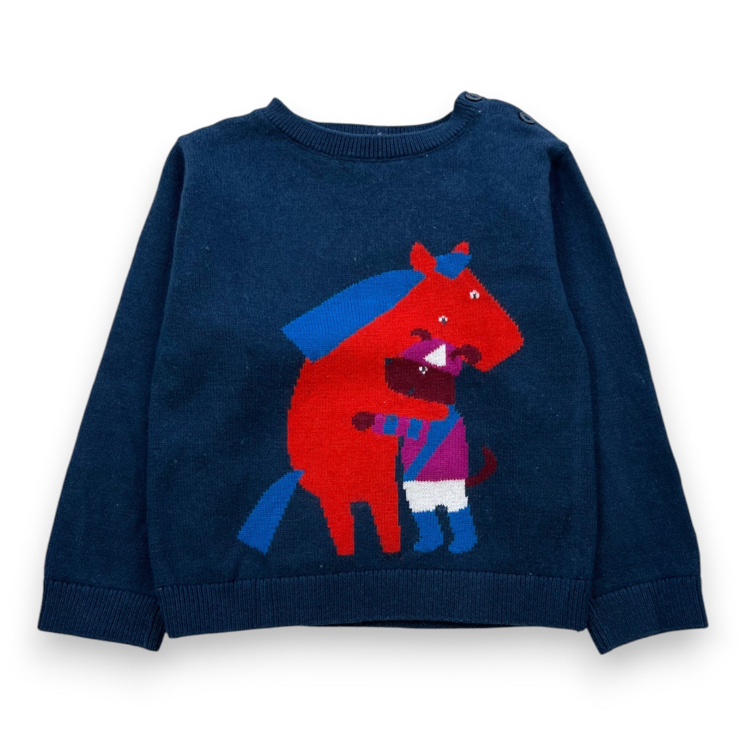 JACADI - PULL - BLEU - 3 ANS