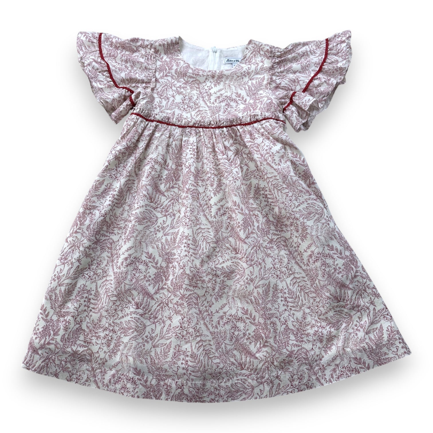 TARTINE & CHOCOLAT - ROBE - BEIGE, ROUGE - 12 ANS