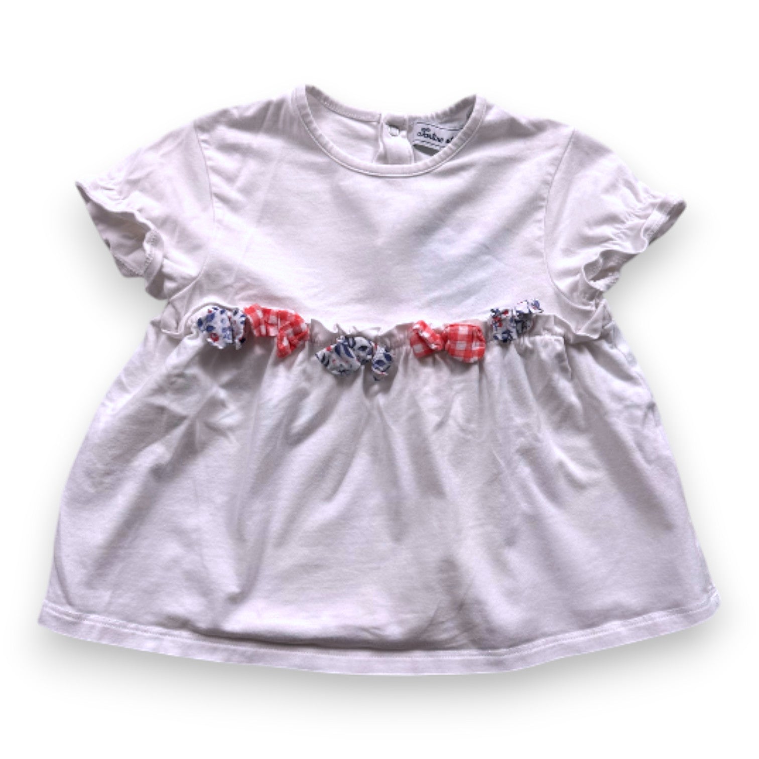 TARTINE & CHOCOLAT - T-shirt blanc à manches longues - 3 ans