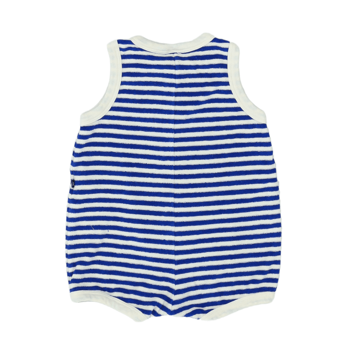 PETIT BATEAU - COMBINAISON DE BAIN - BLEU, BLANC - 6 MOIS