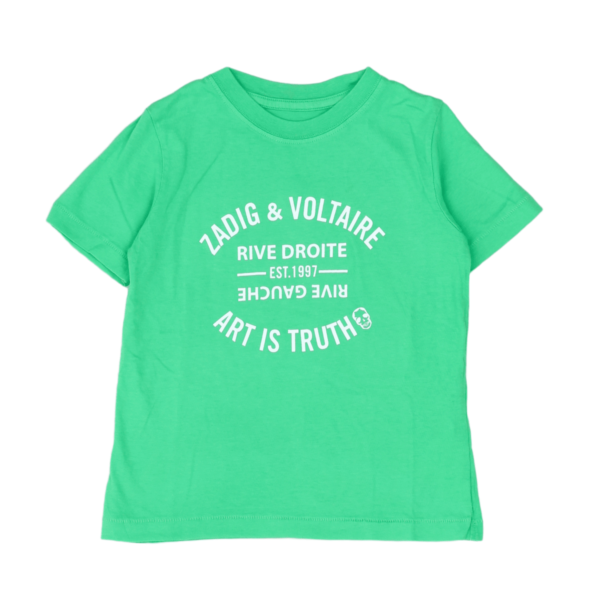 ZADIG & VOLTAIRE - T-SHIRT - VERT - 6 ANS