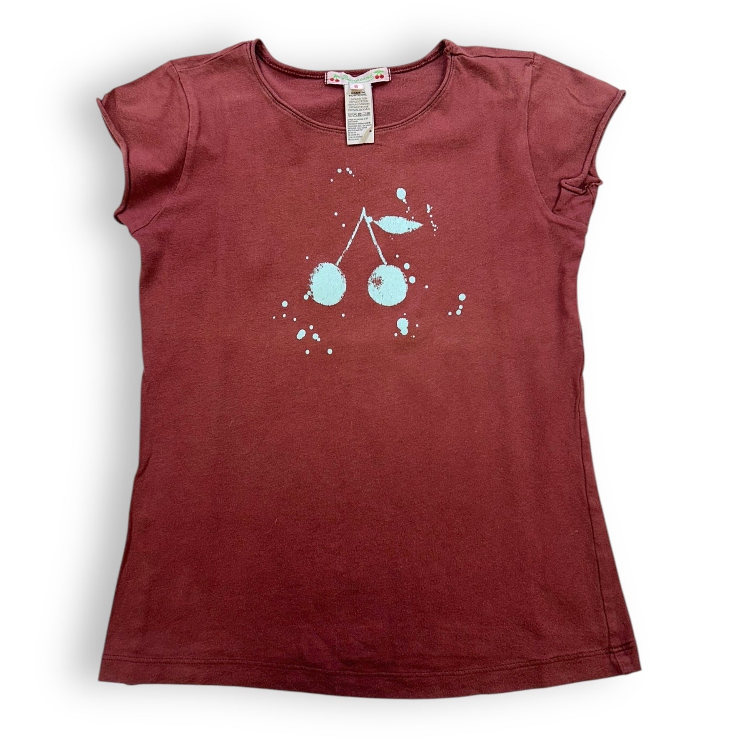 BONPOINT - T-SHIRT - ROUGE - 8 ANS