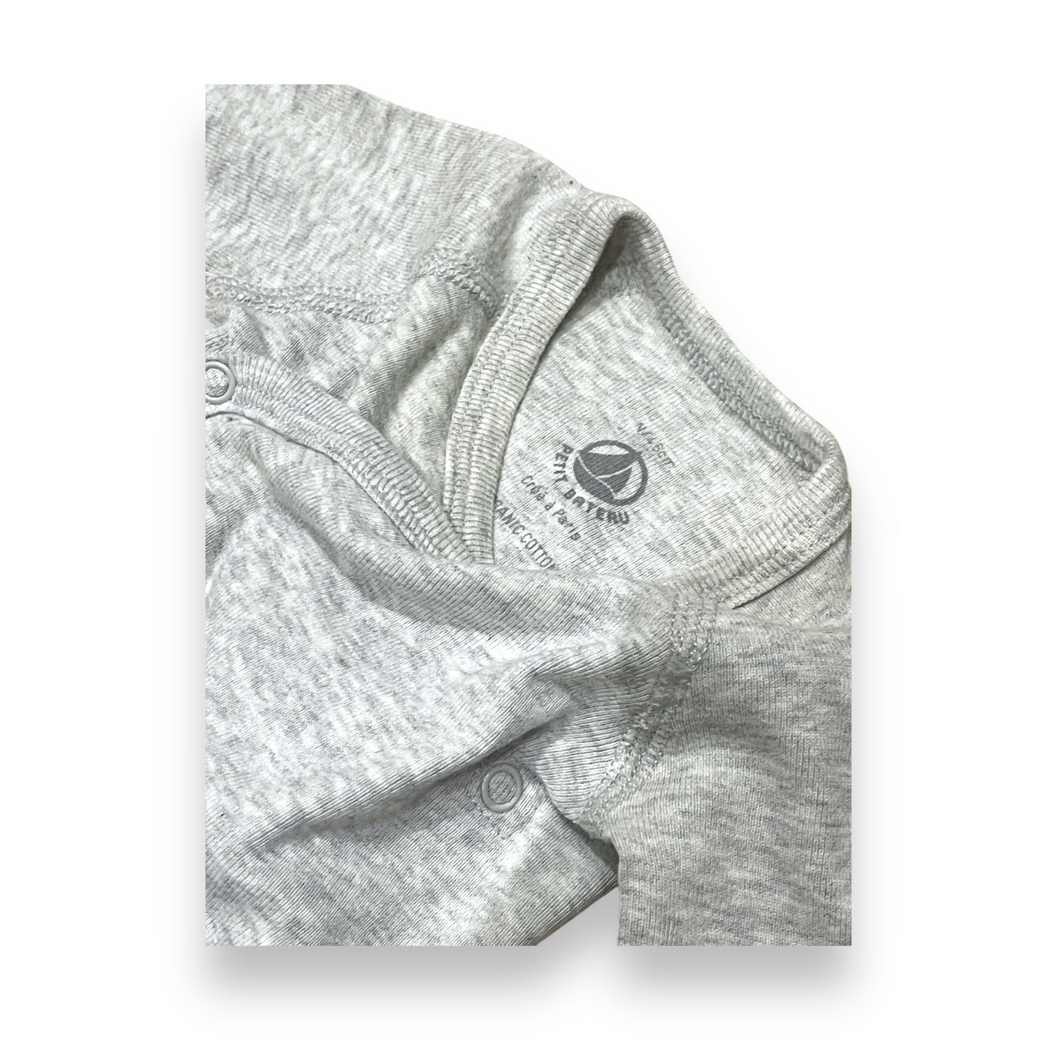 PETIT BATEAU - BODY - GRIS - 1 MOIS