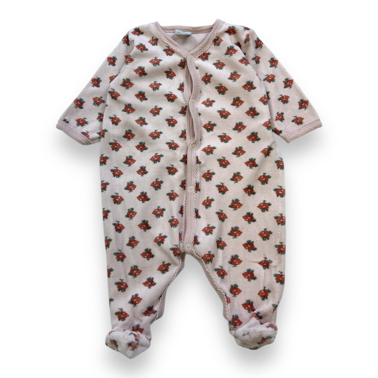 PETIT BATEAU - PYJAMA - ROSE - 3 MOIS