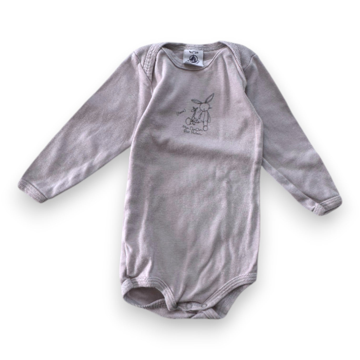 PETIT BATEAU - BODY - GRIS - 9 MOIS